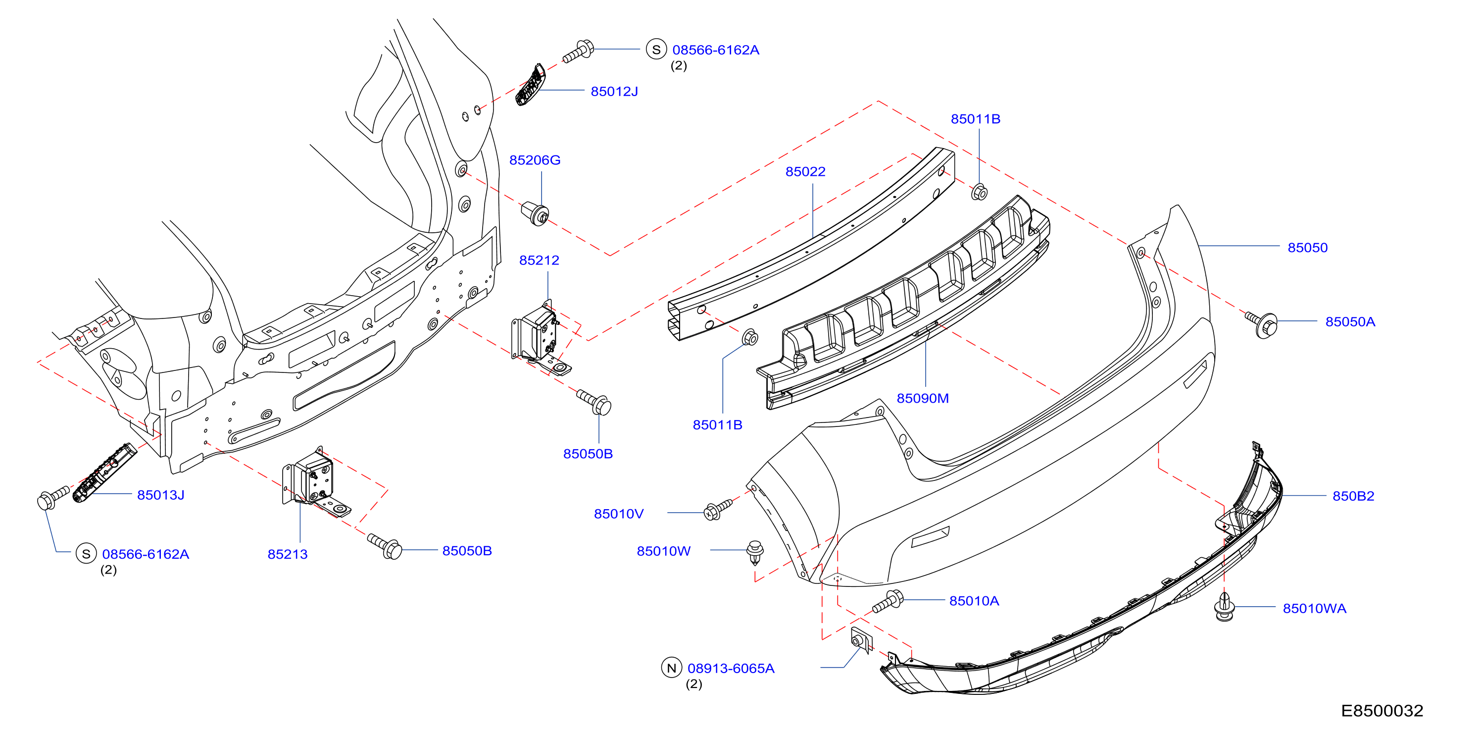 Rear Bumper 4Wd
