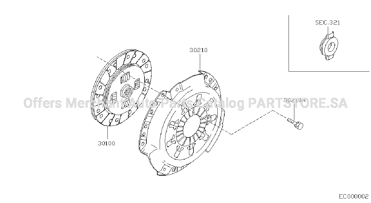 Clutch Cover Disc Release Parts