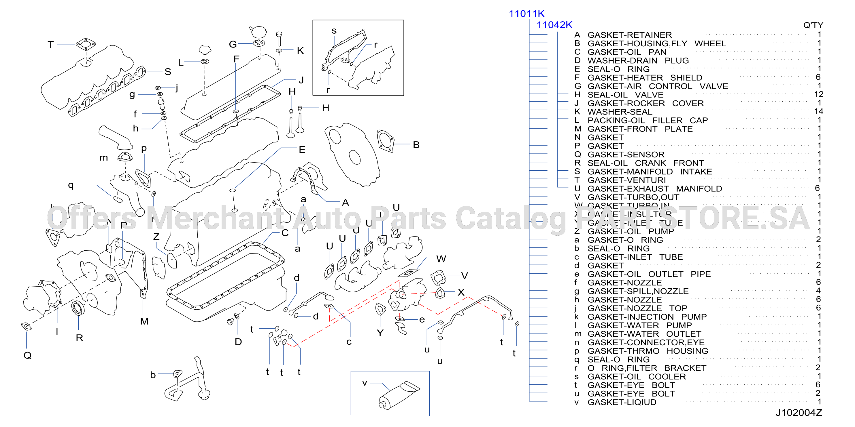 Engine Gasket Kit