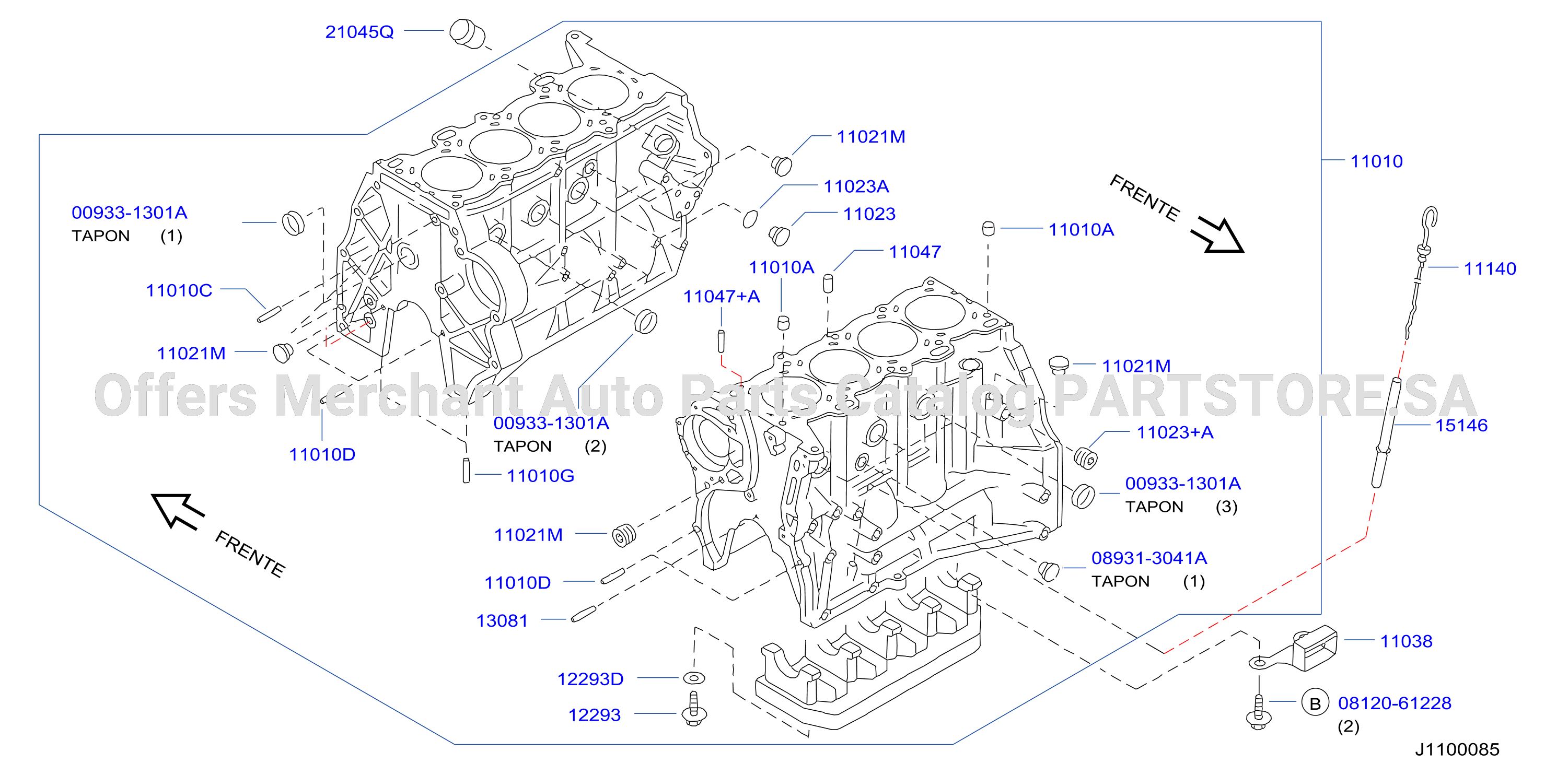 Cylinder Block Oil Pan Assy