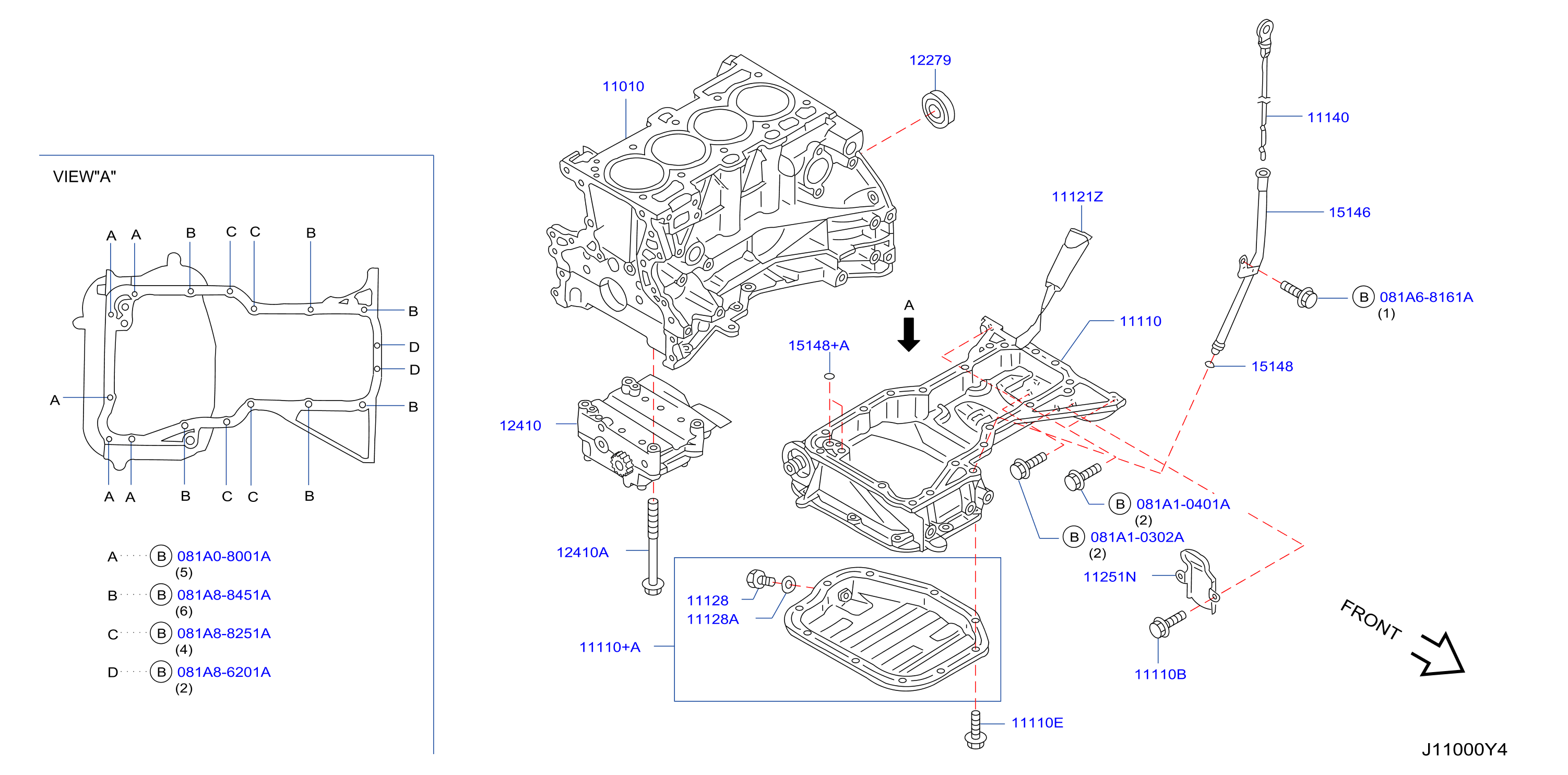 Cylinder Block Oil Pan Assembly