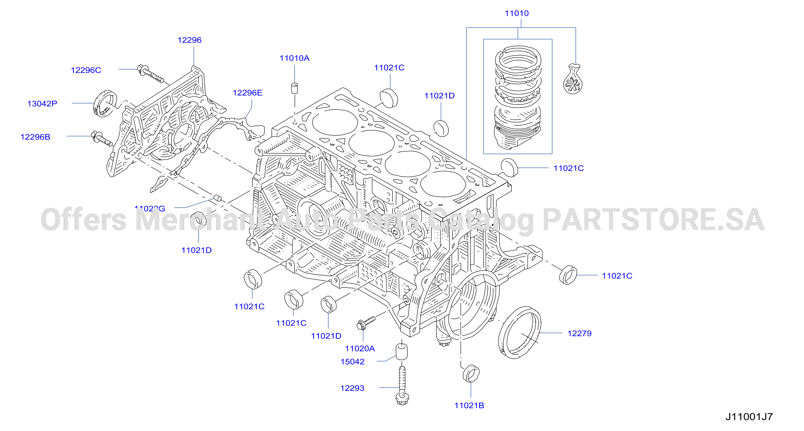 Cylinder Block Oil Pan Cylinder Block