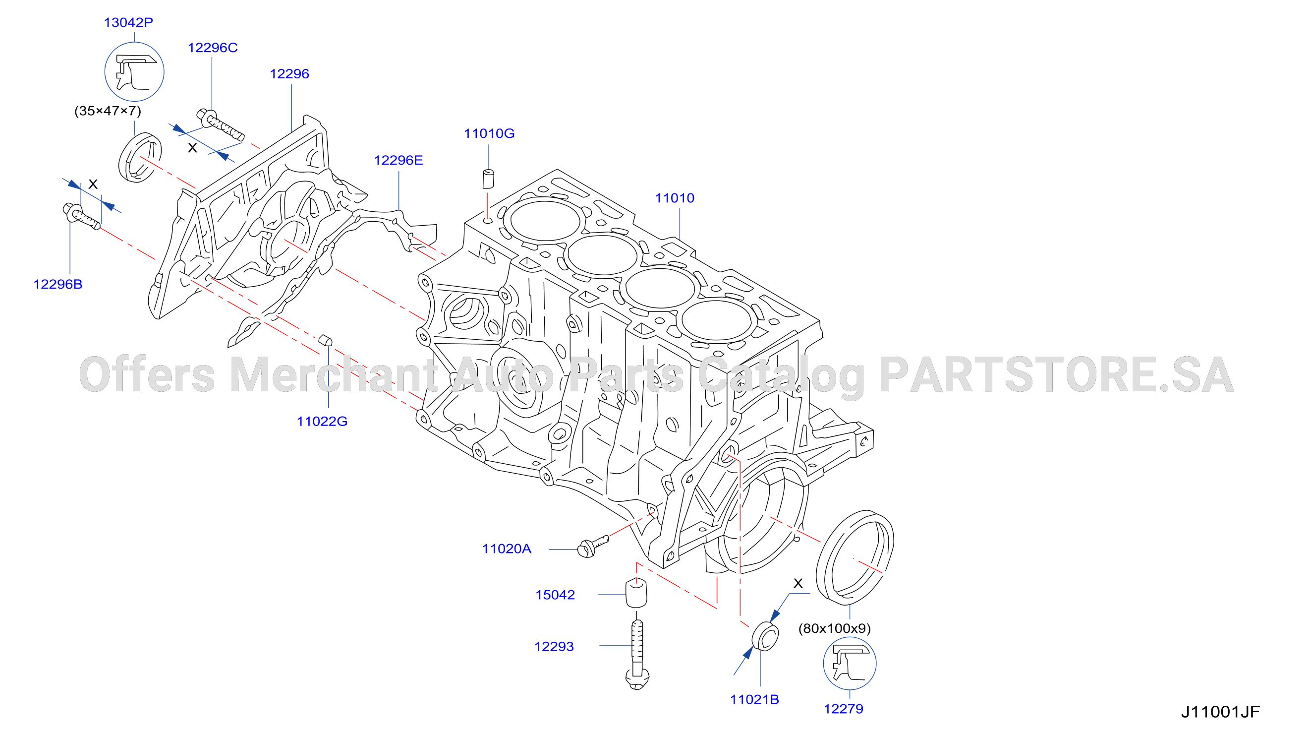 Cylinder Block Oil Pan Cylinder Block