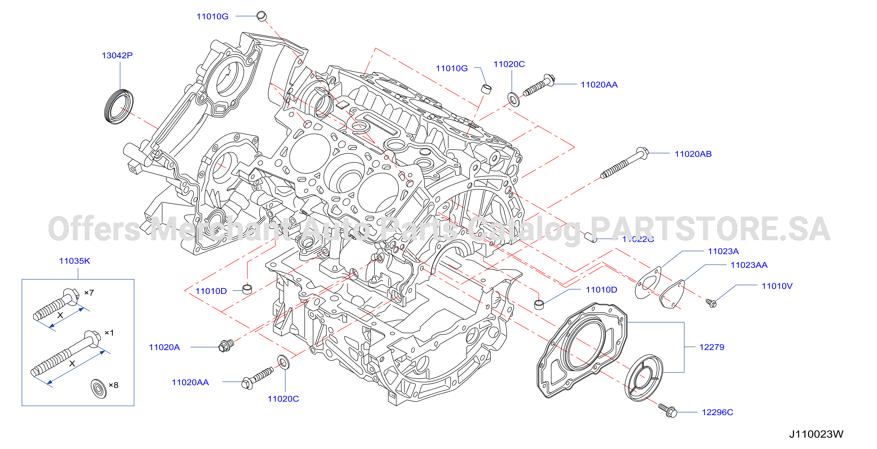 Cylinder Block Oil Pan Cylinder Block