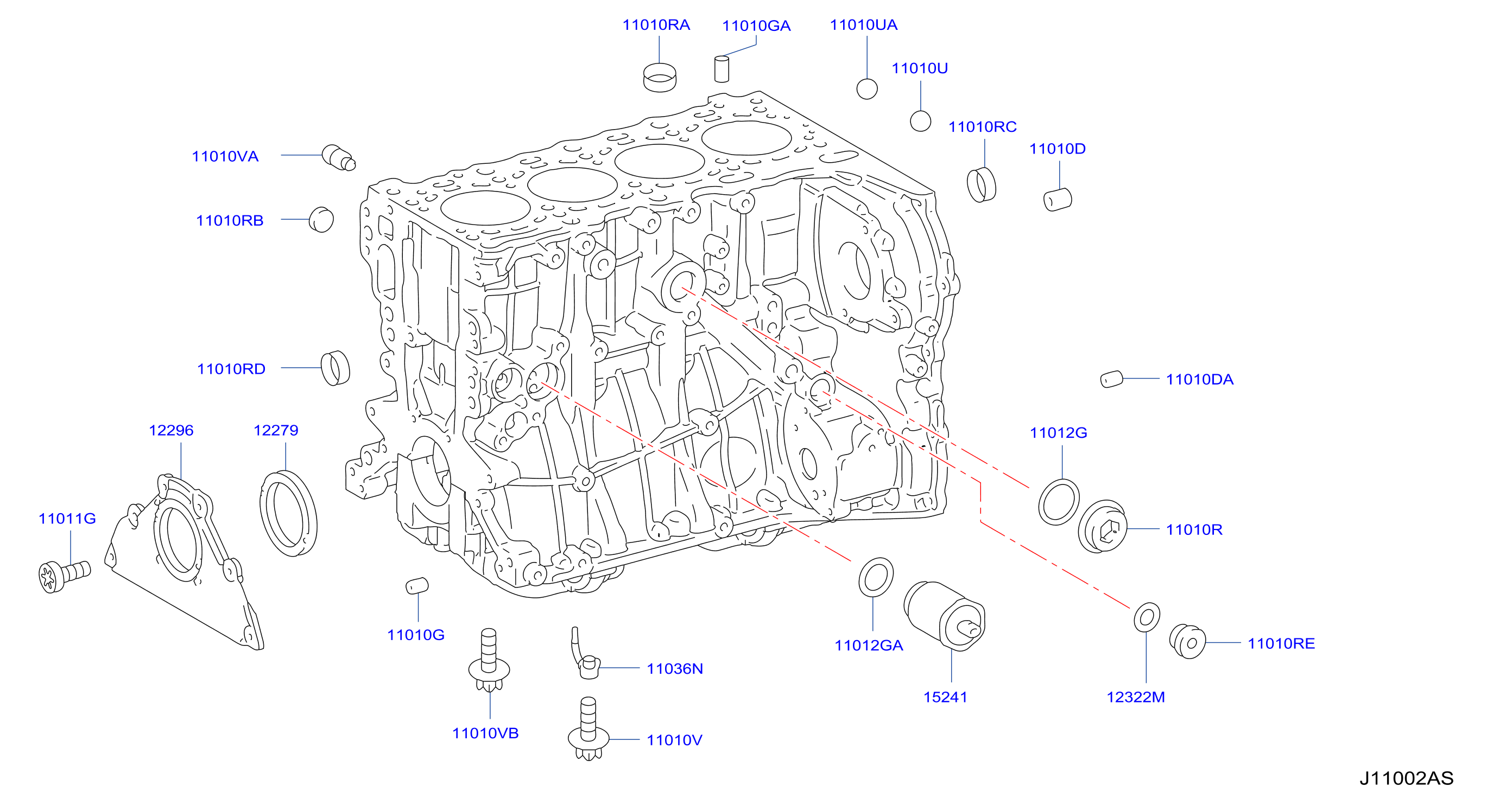 Cylinder Block Oil Pan Cylinder Block