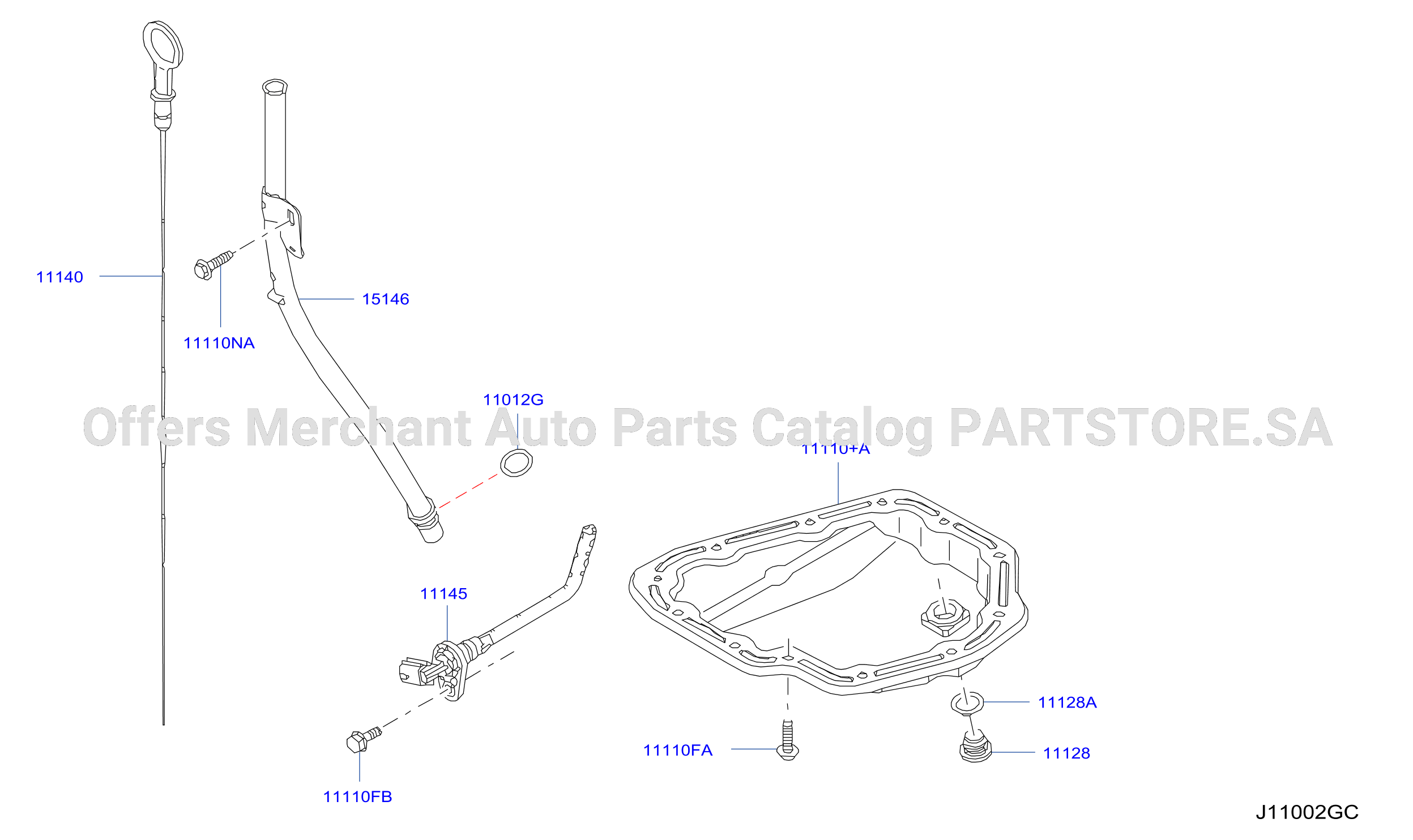 Cylinder Block Oil Pan Intermediate Housing