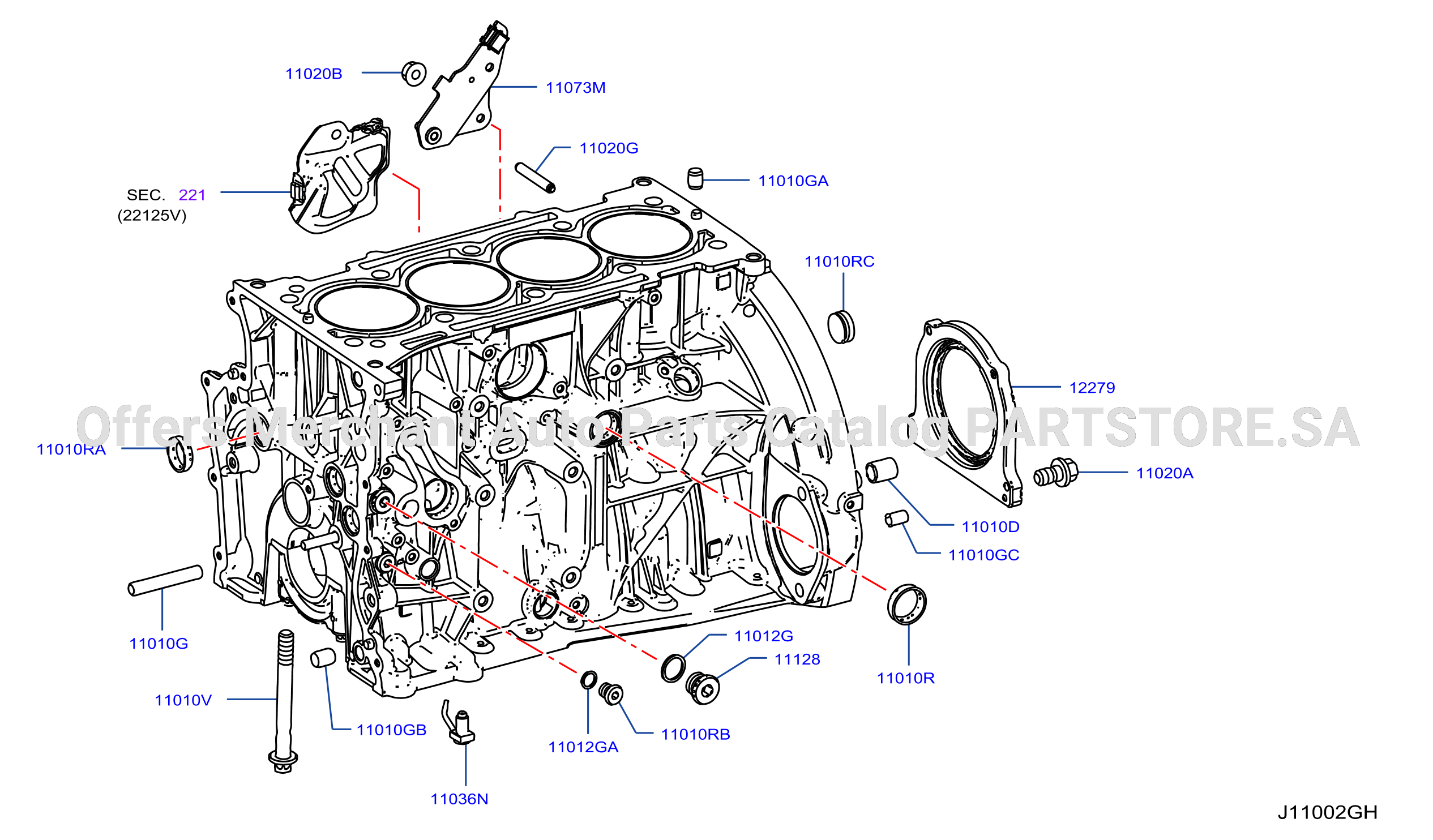 Cylinder Block Oil Pan Cylinder Block