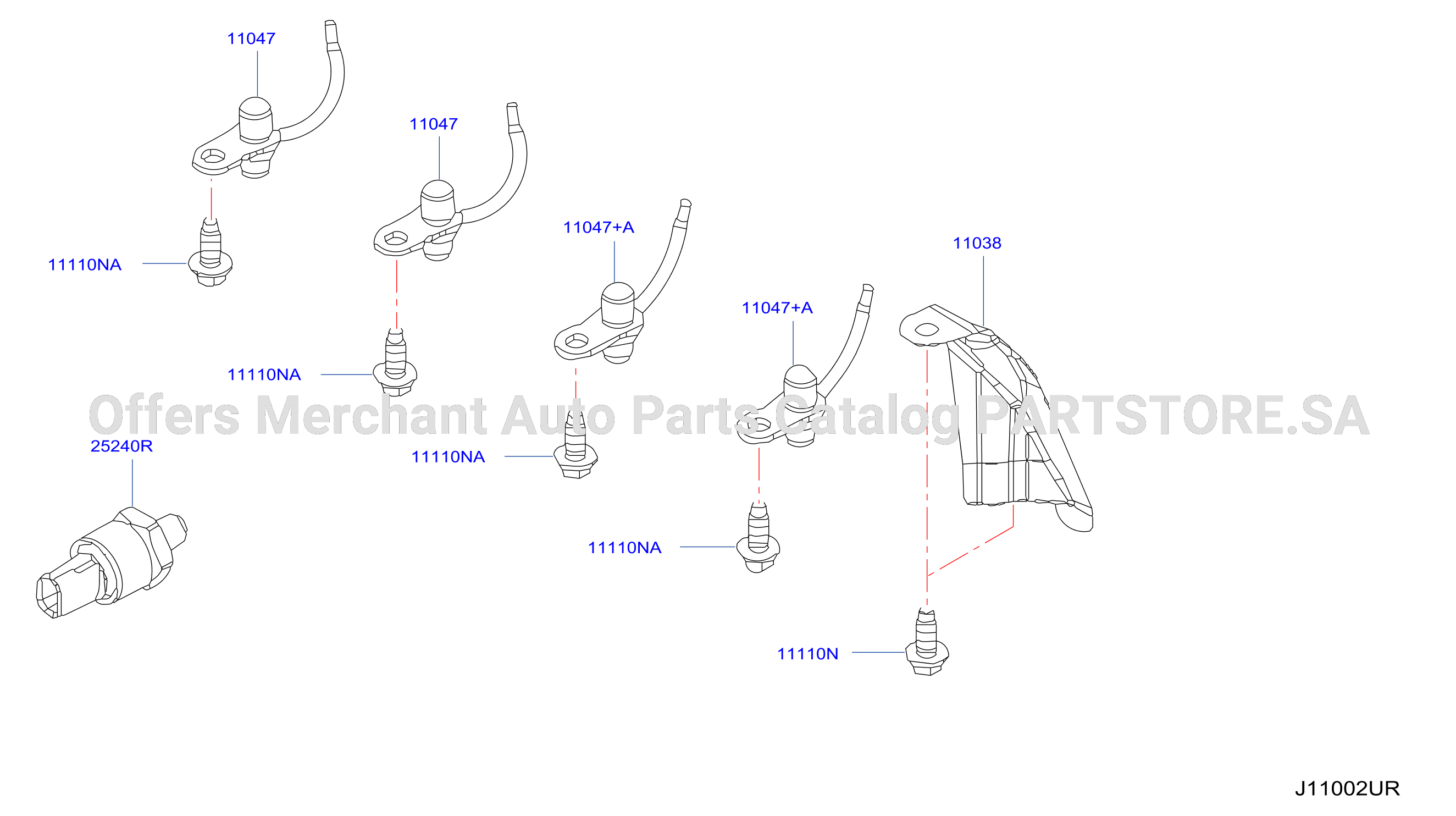 Cylinder Block Oil Pan Component Parts 2