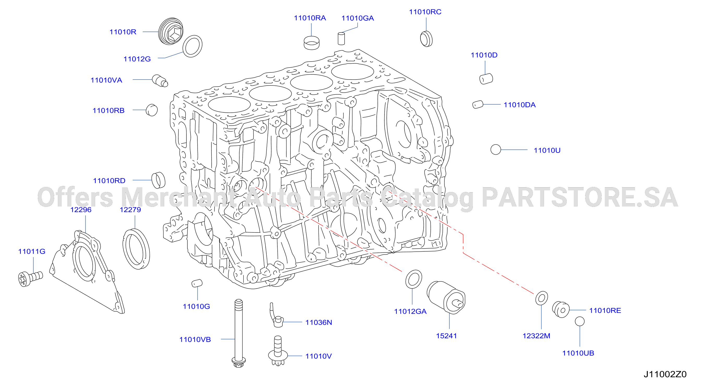 Cylinder Block Oil Pan Cylinder Block