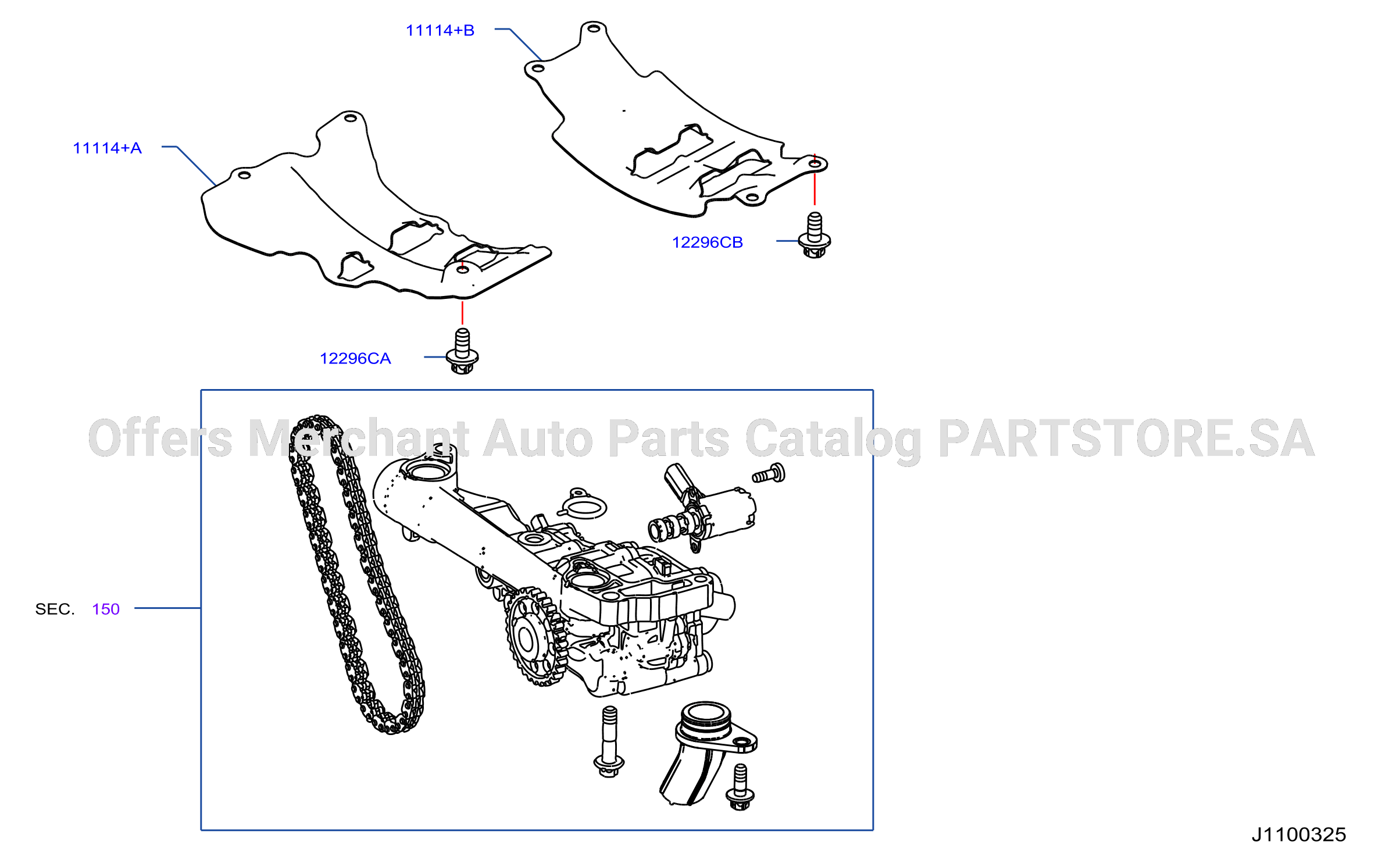 Cylinder Block Oil Pan Component Parts 2