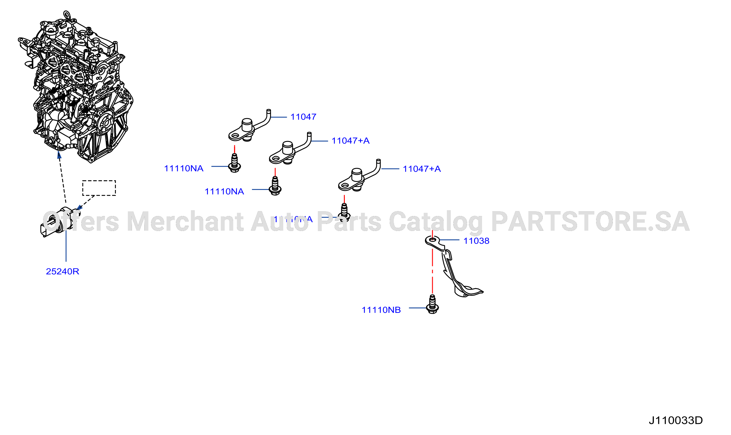 Cylinder Block Oil Pan Component Parts 2