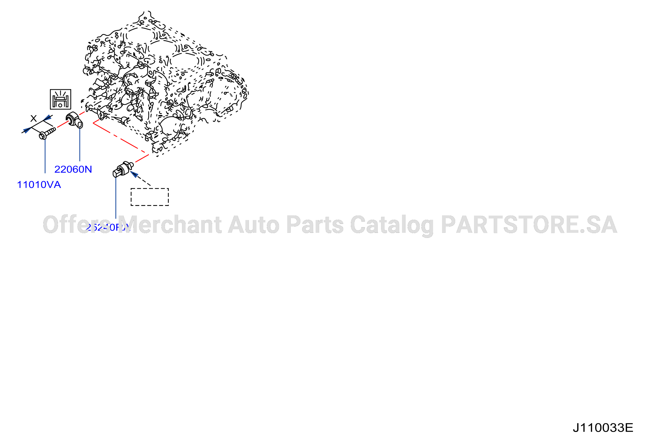 Cylinder Block Oil Pan Sensor