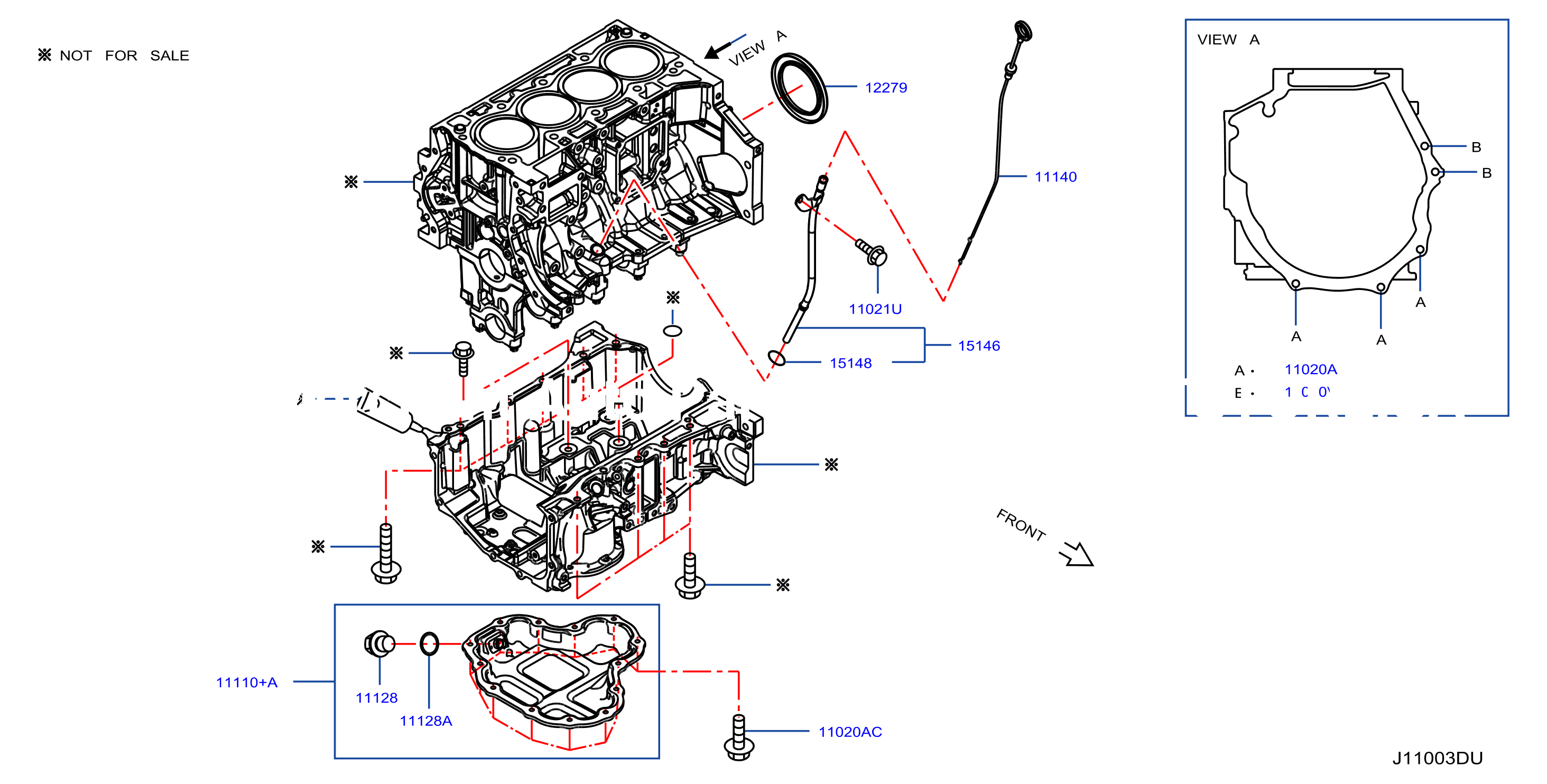 Cylinder Block Oil Pan Assembly