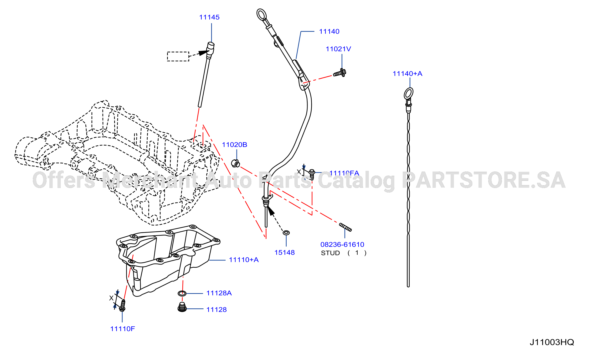 Cylinder Block Oil Pan Oil Pan Intermediate Housing