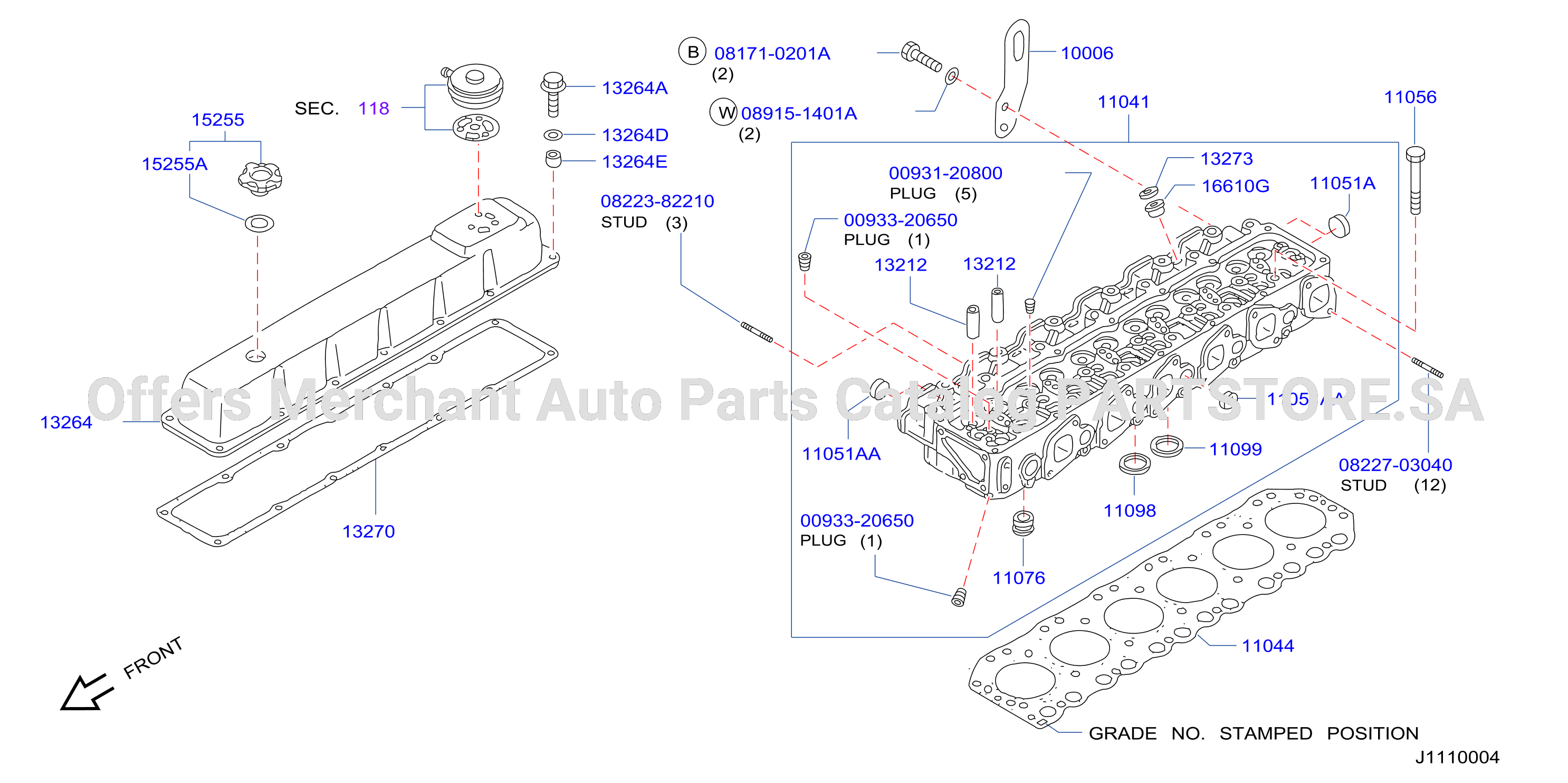 Cylinder Head Rocker Cover Assembly