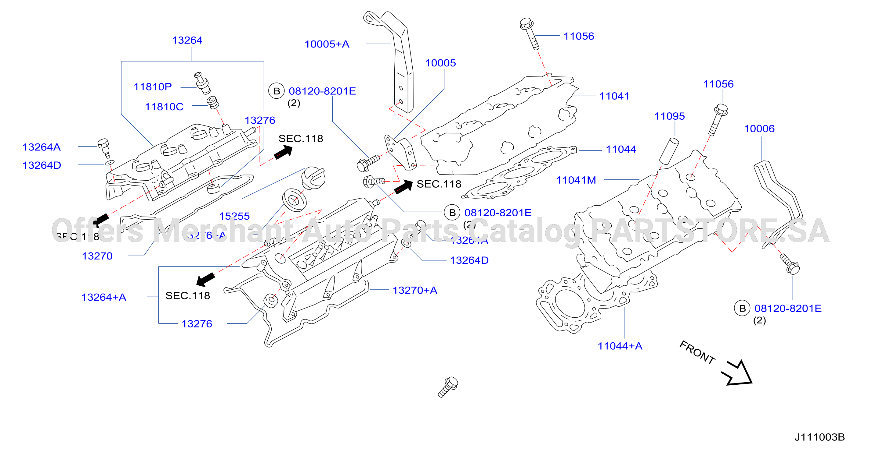 Cylinder Head Rocker Cover Assembly