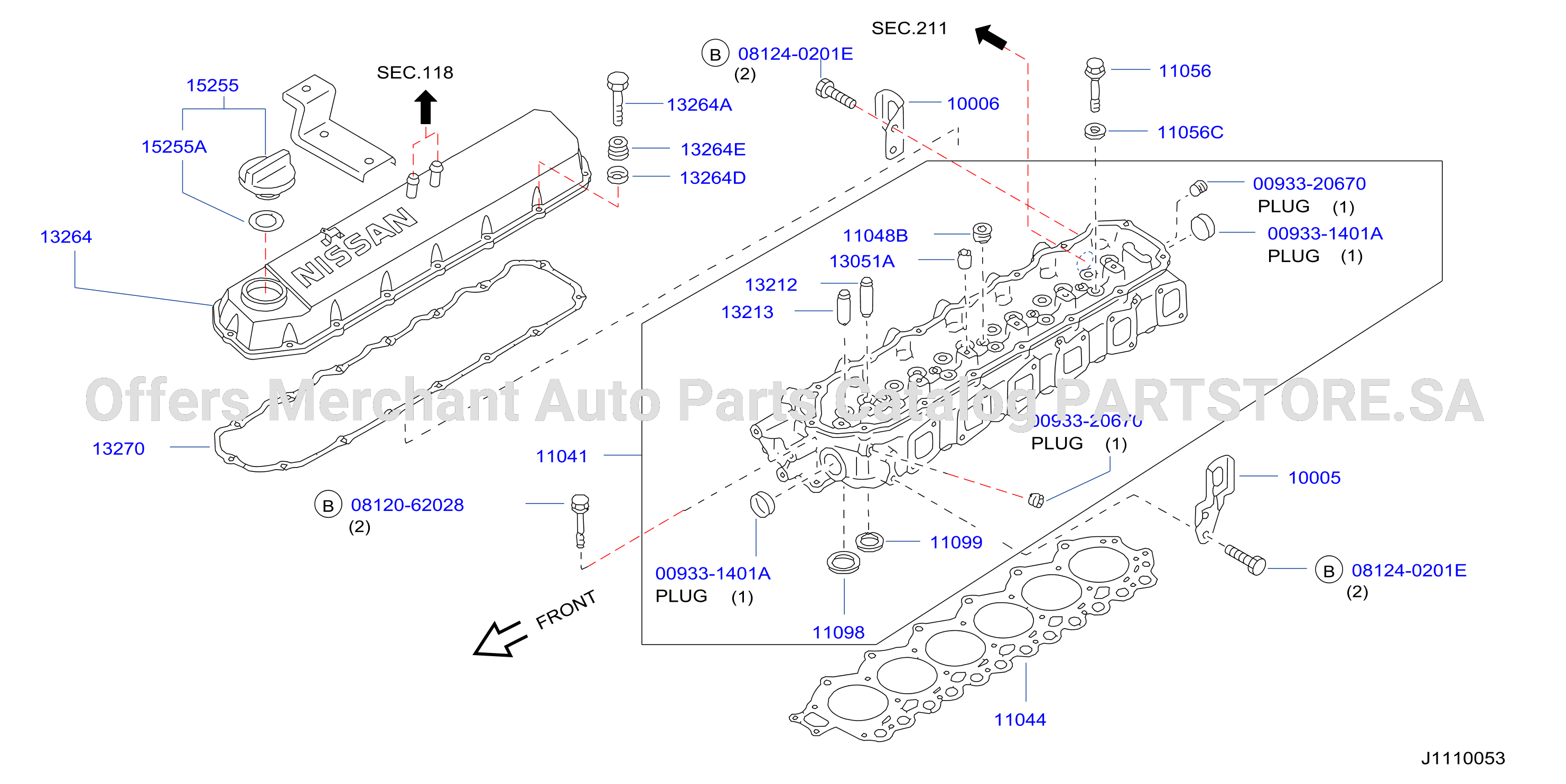 Cylinder Head Rocker Cover Assembly