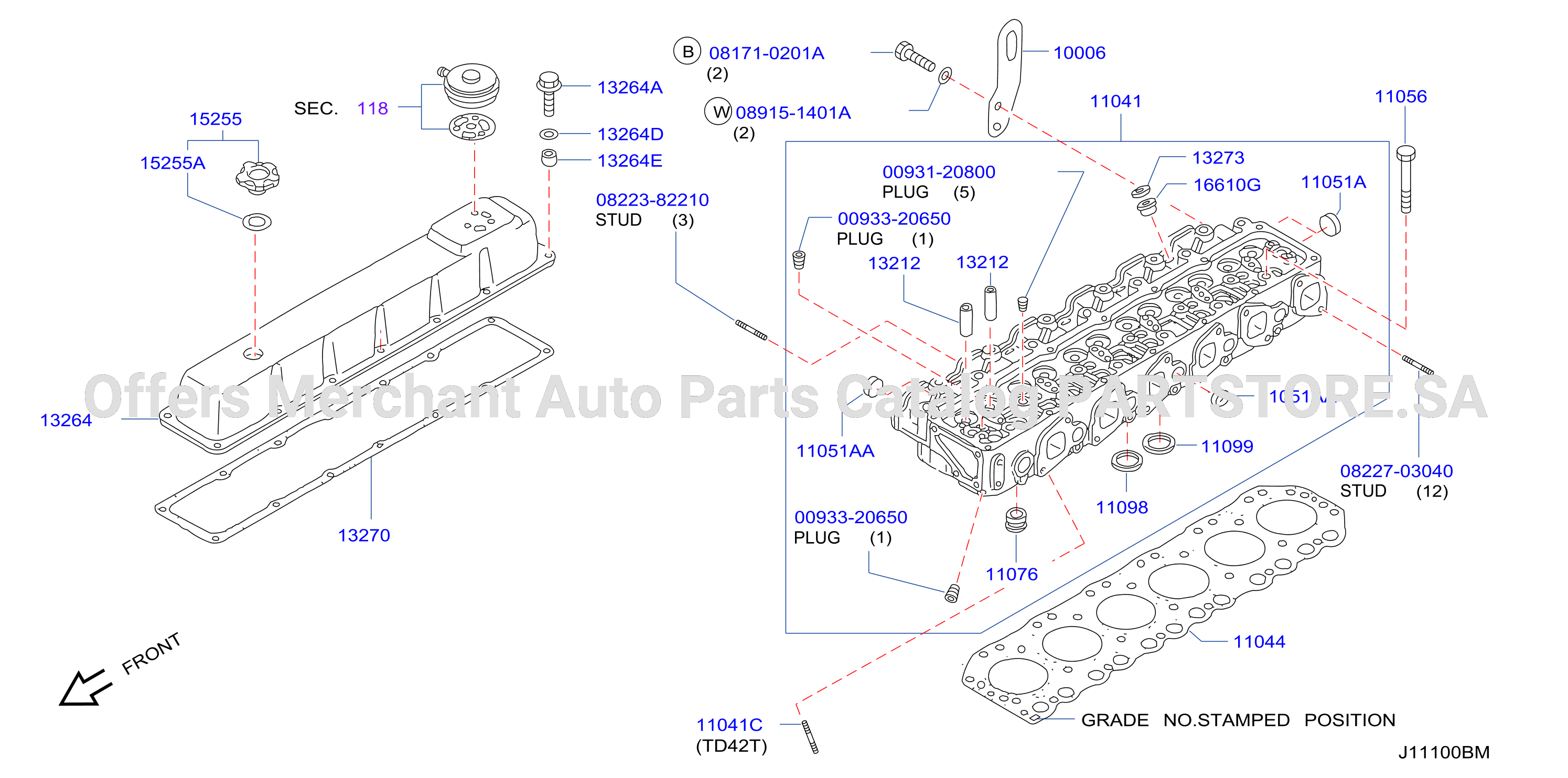 Cylinder Head Rocker Cover Assembly