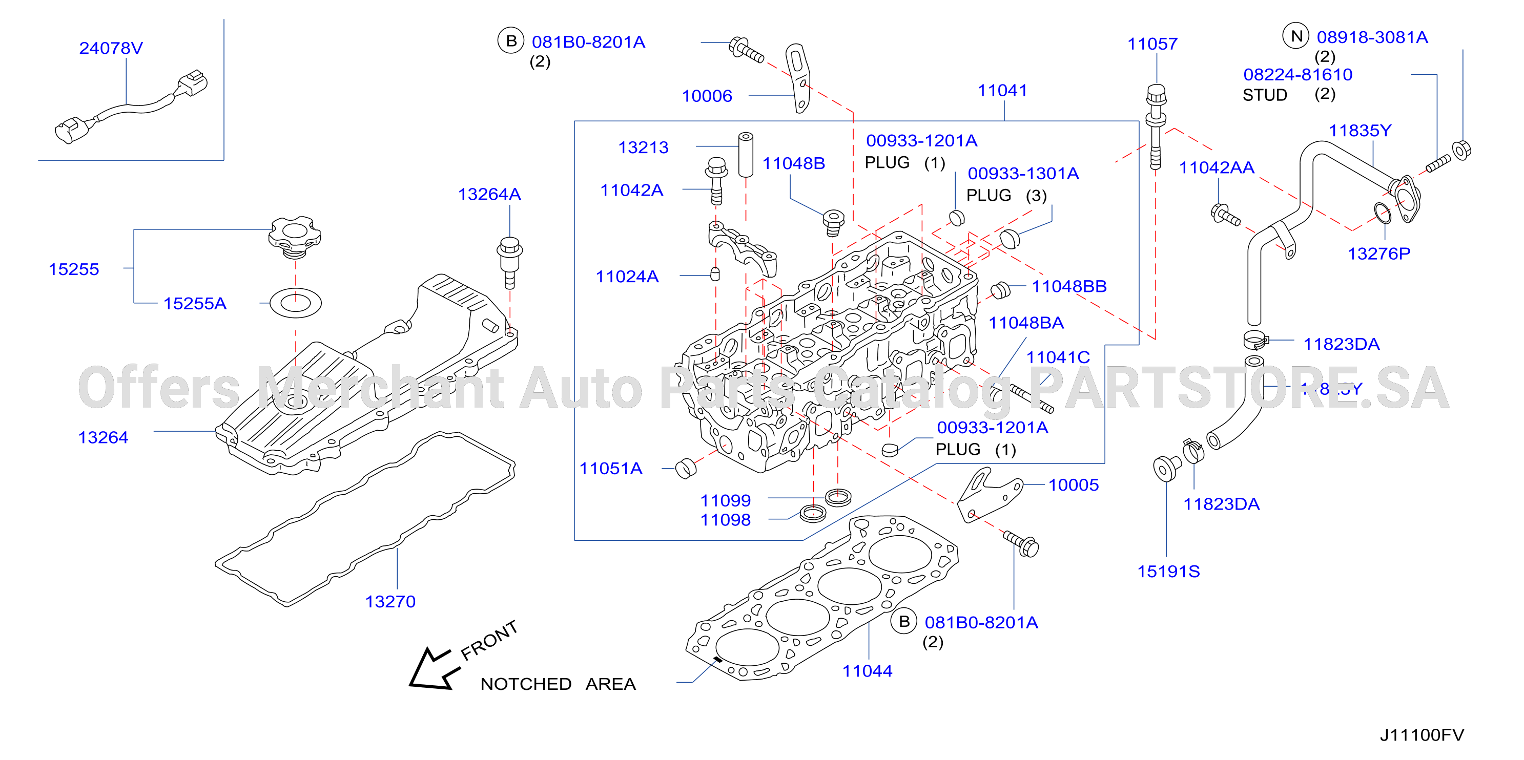 Cylinder Head Rocker Cover Assembly