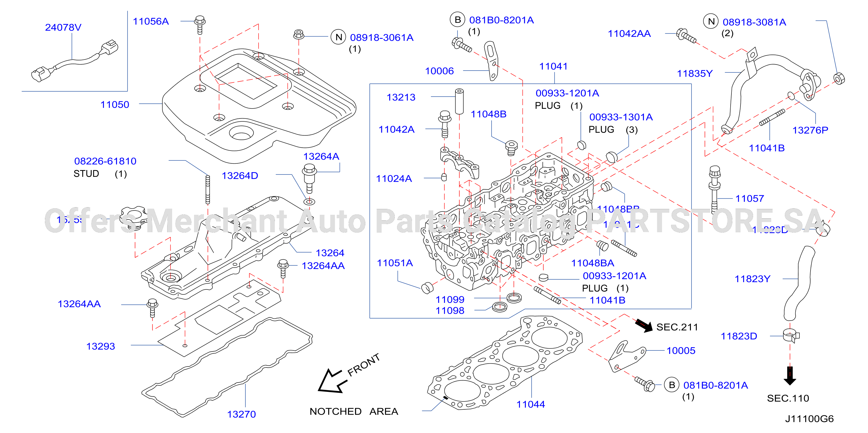 Cylinder Head Rocker Cover Assembly