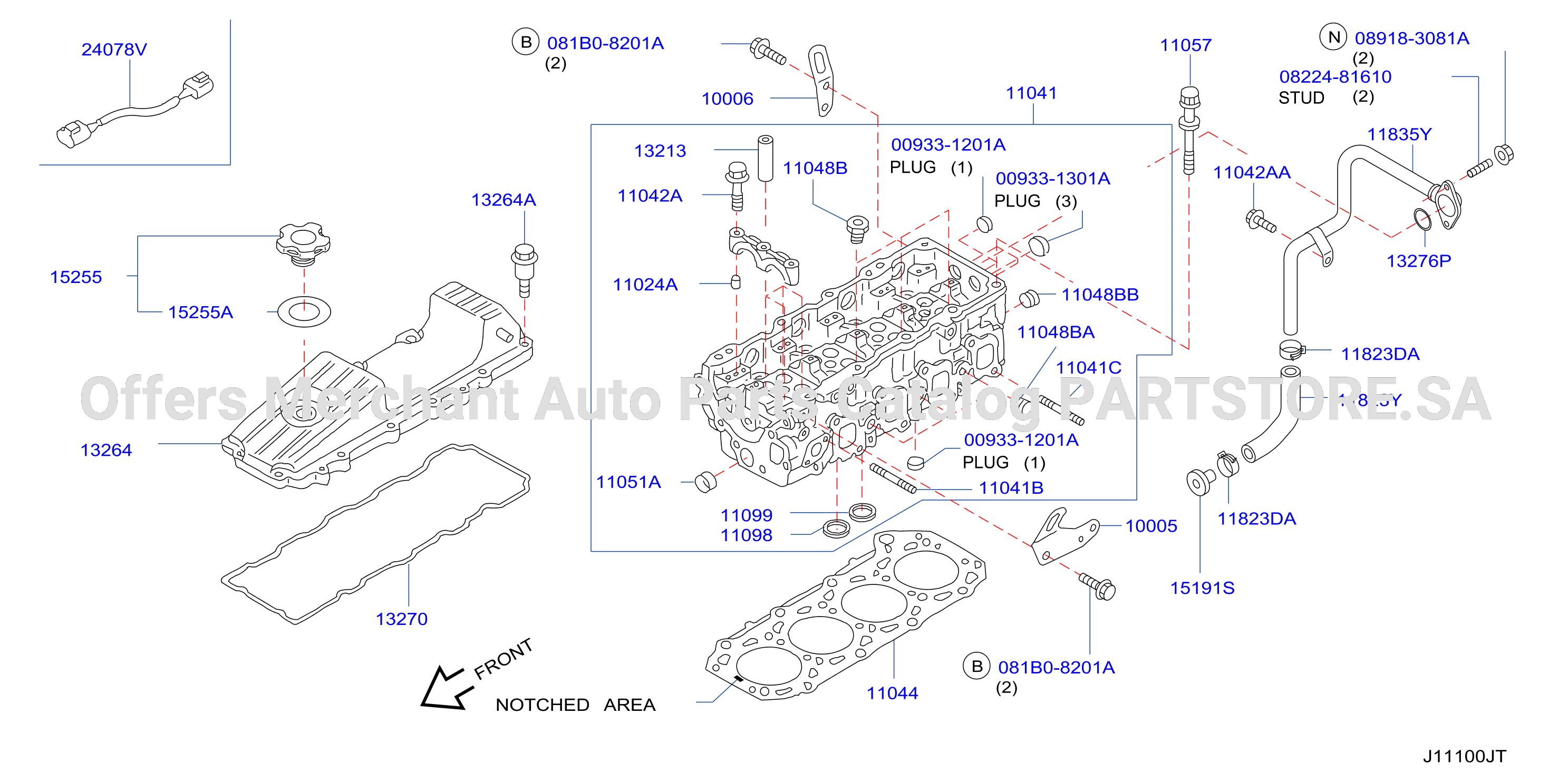 Cylinder Head Rocker Cover Assembly