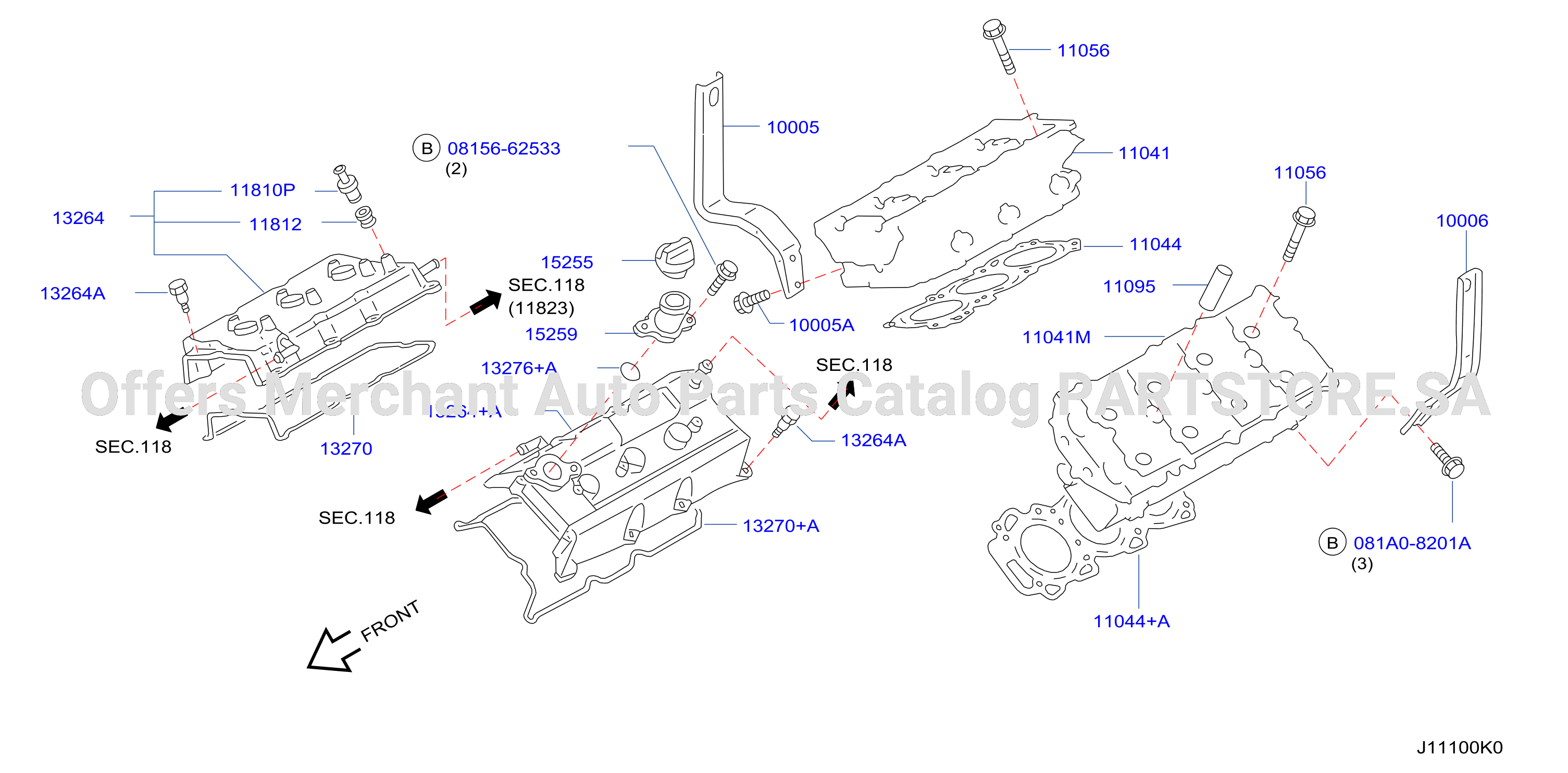 Cylinder Head Rocker Cover Assembly