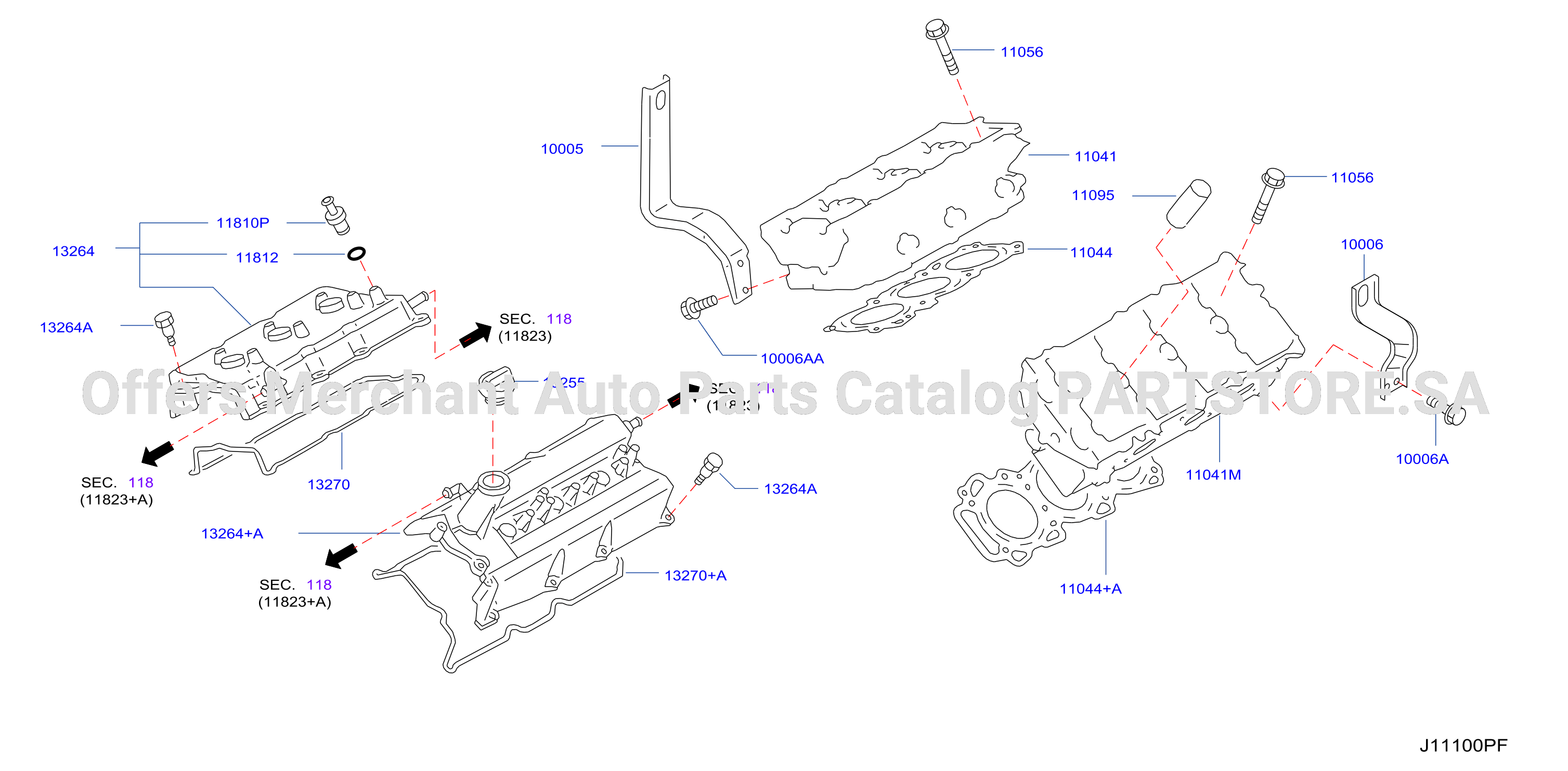 Cylinder Head Rocker Cover Assembly