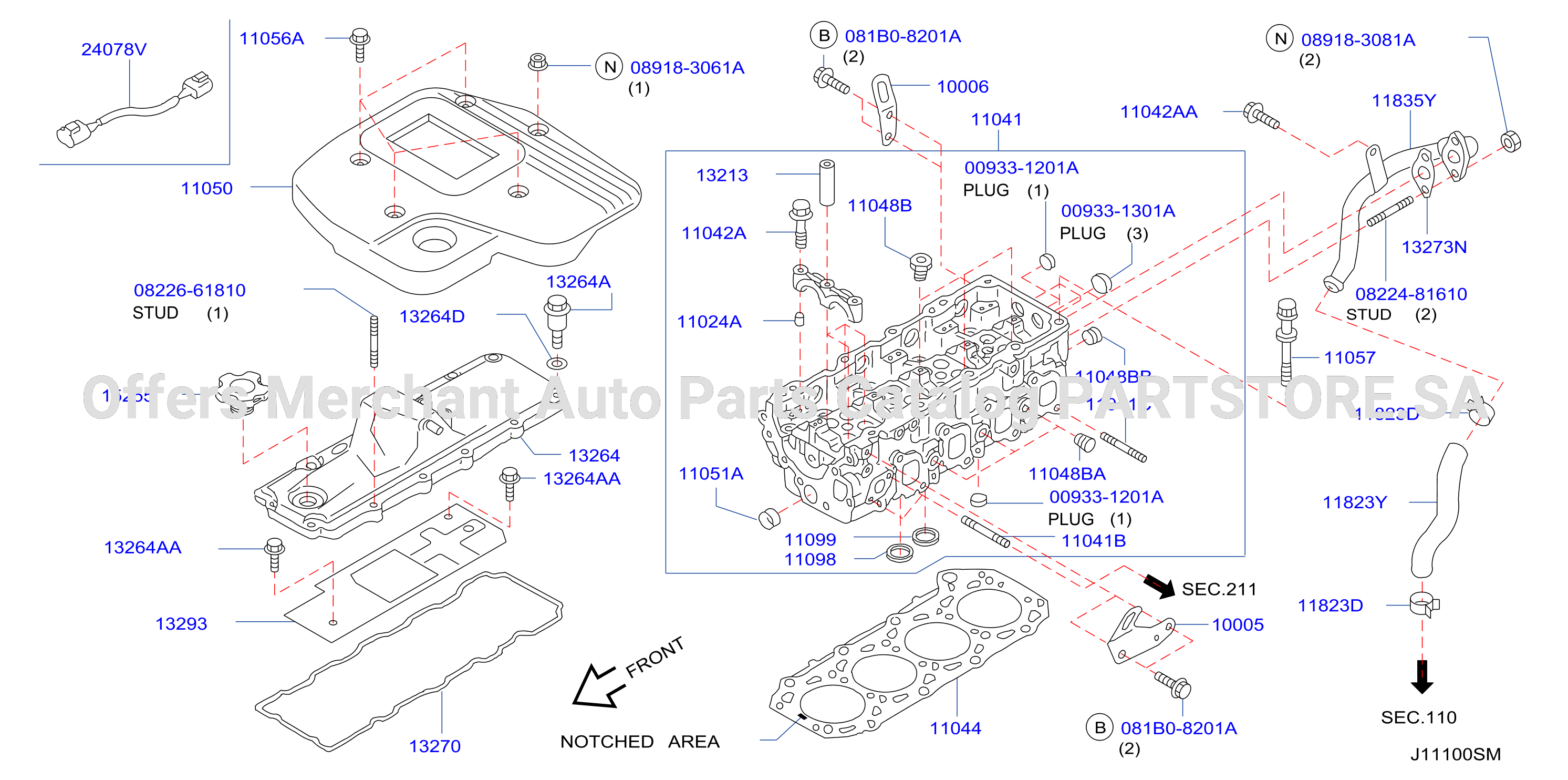 Cylinder Head Rocker Cover Assembly