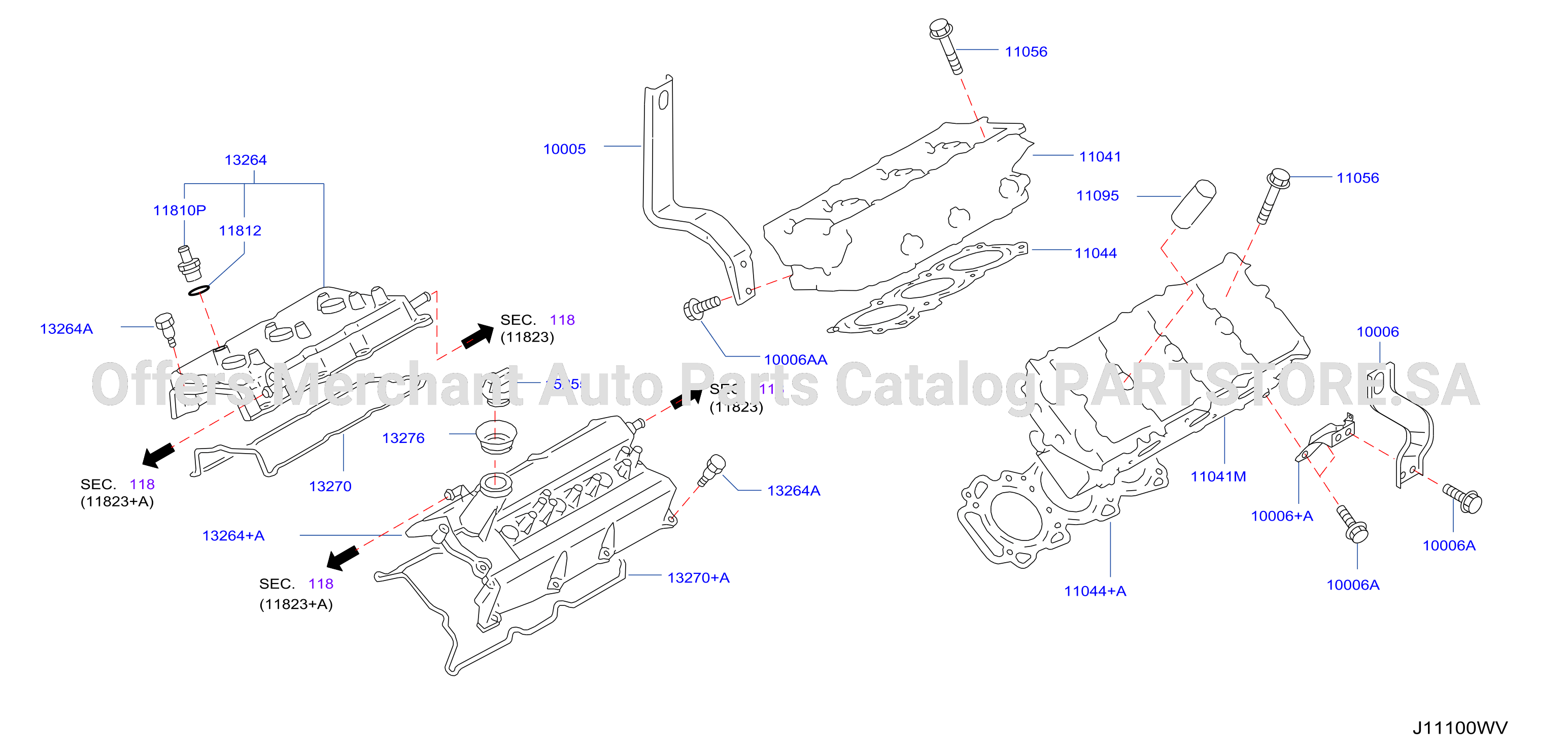 Cylinder Head Rocker Cover Assembly