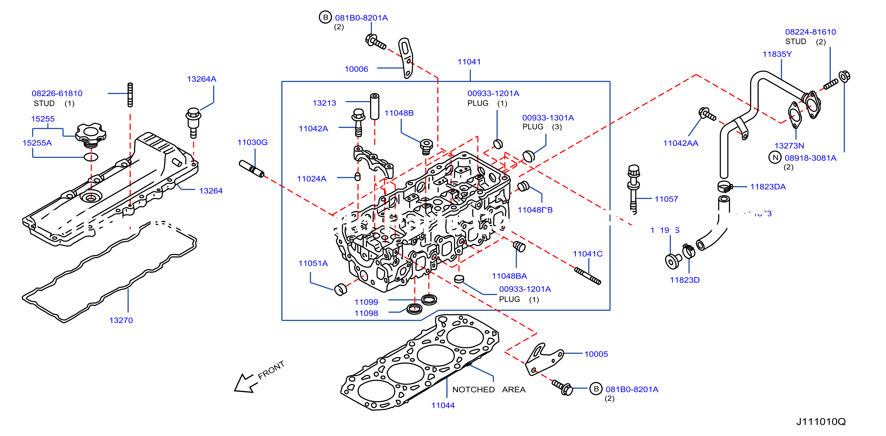 Cylinder Head Rocker Cover Assembly