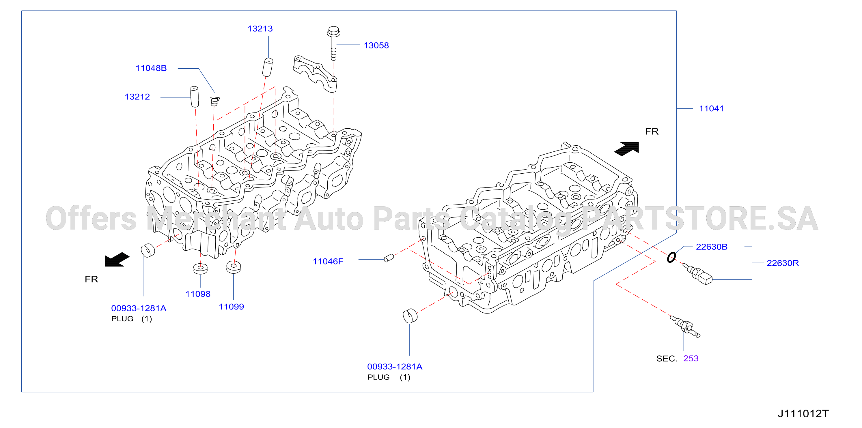 Cylinder Head Rocker Cover Component Parts
