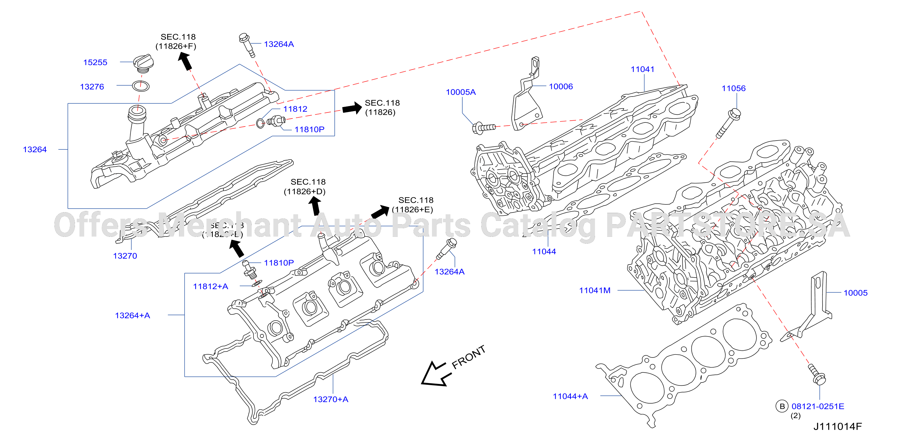 Cylinder Head Rocker Cover Assembly