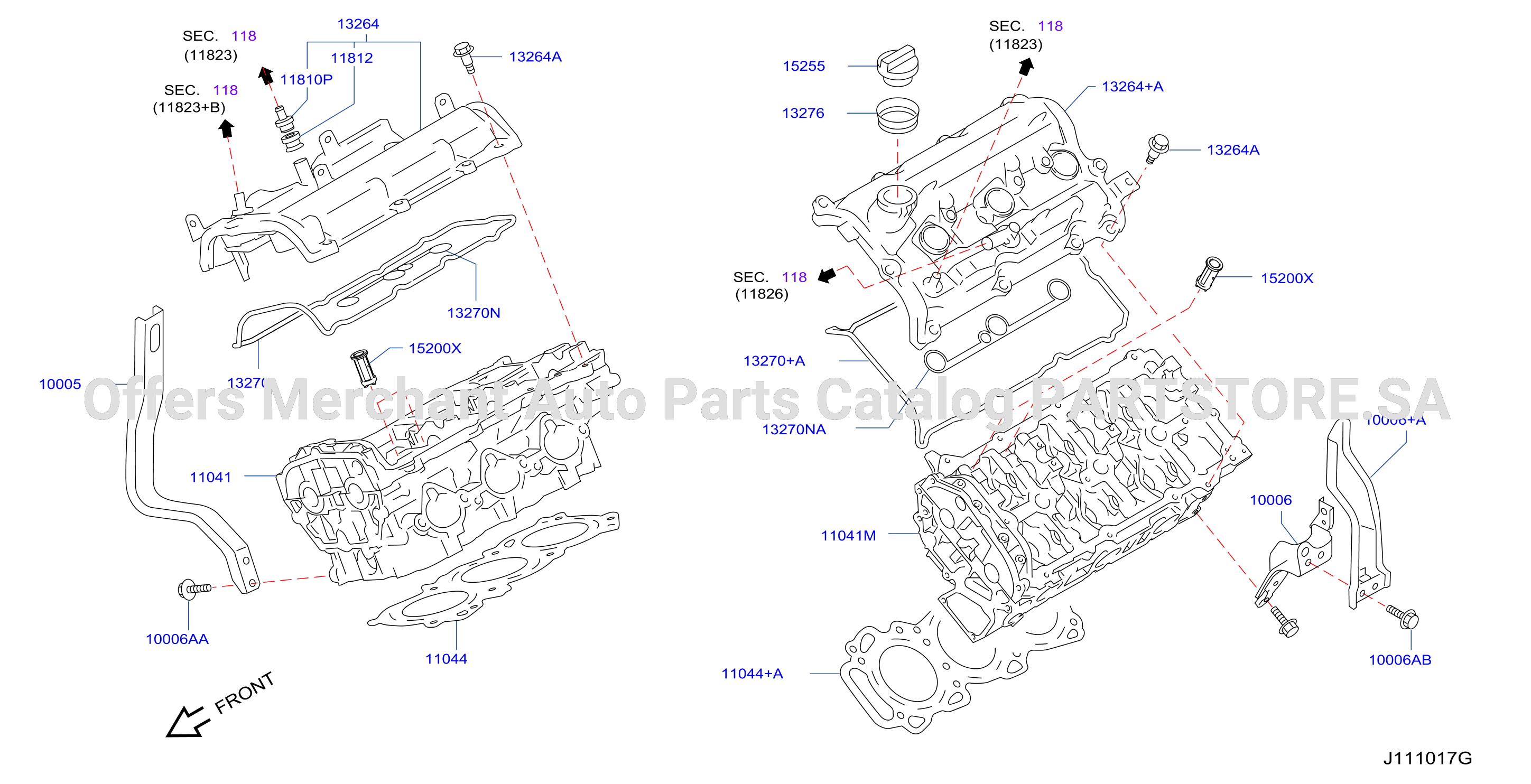 Cylinder Head Rocker Cover Assembly