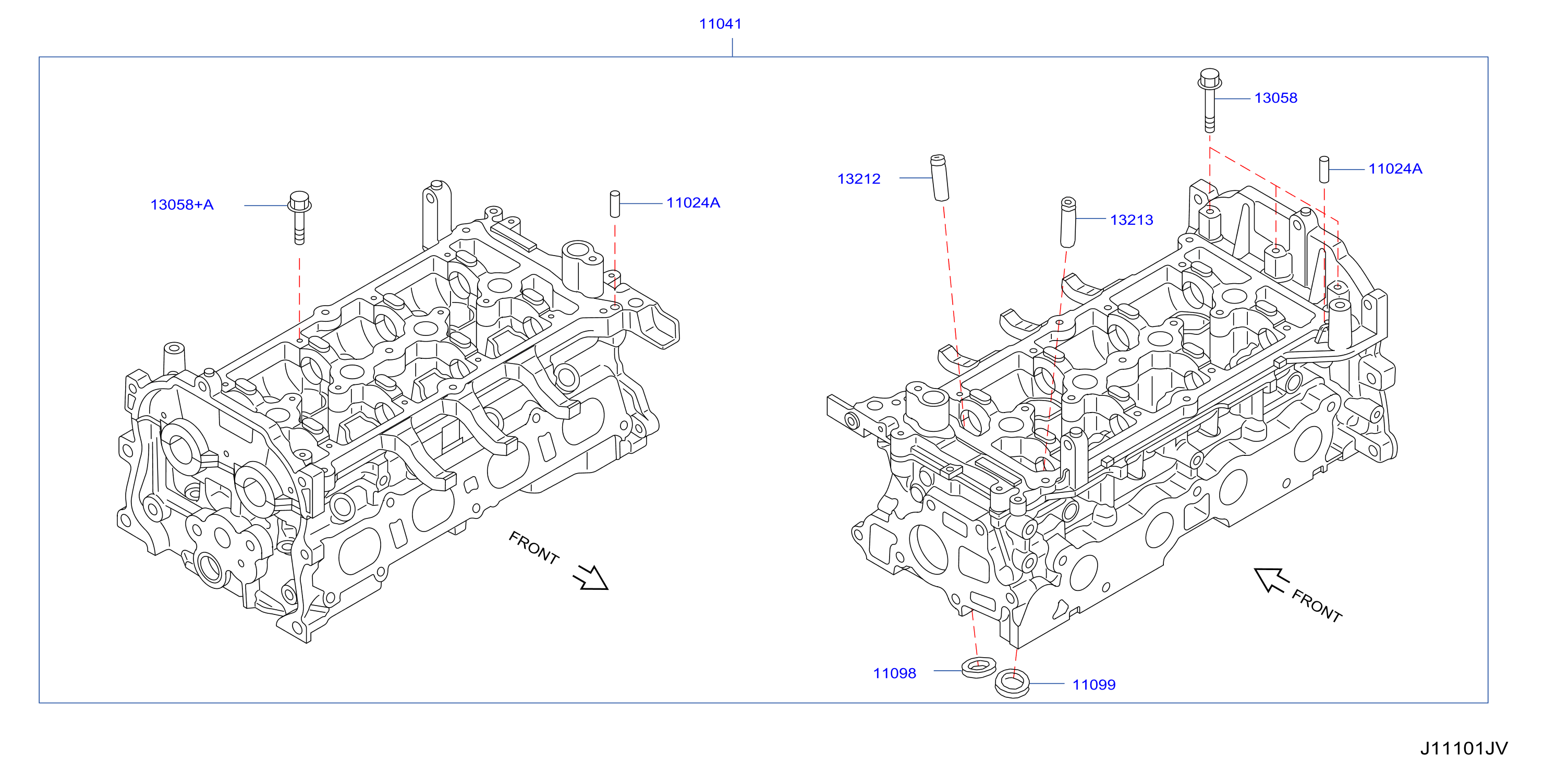 Cylinder Head Rocker Cover Component Parts