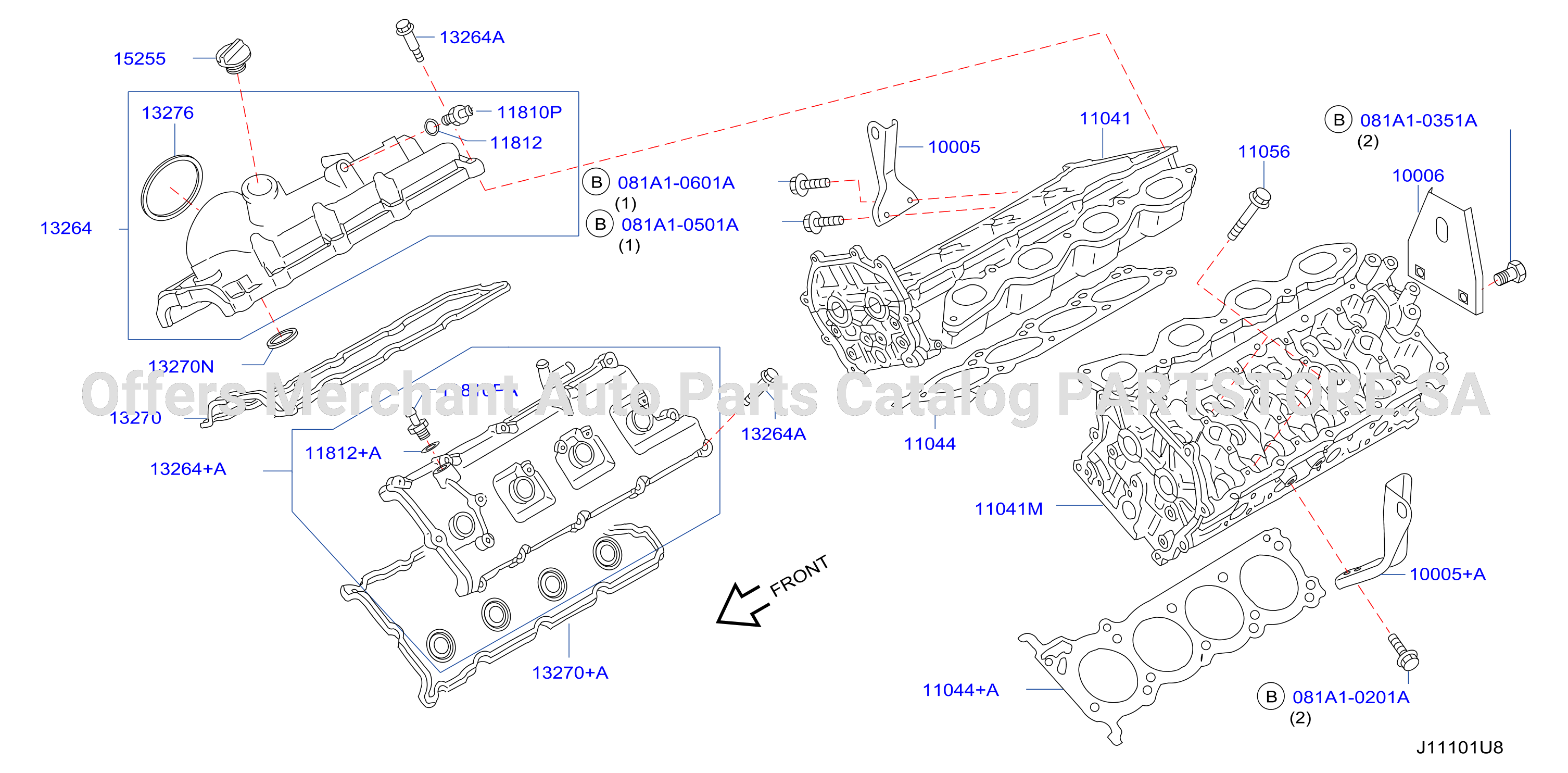 Cylinder Head Rocker Cover Assembly