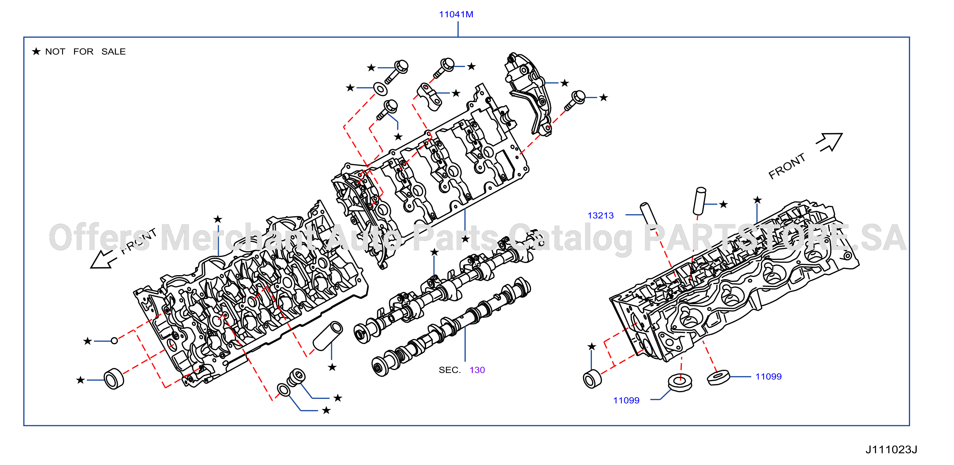 Cylinder Head Rocker Cover Component Parts Lh