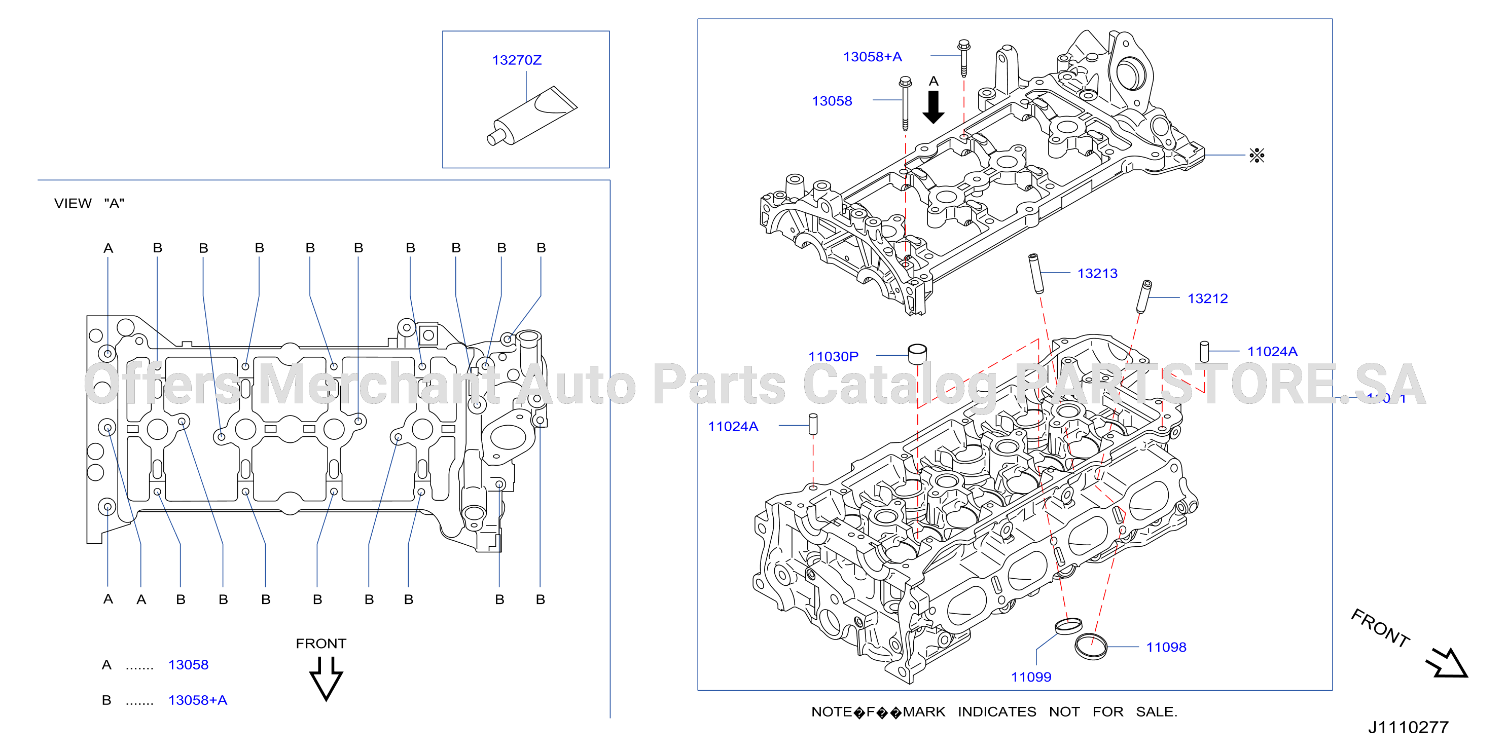Cylinder Head Rocker Cover Component Parts