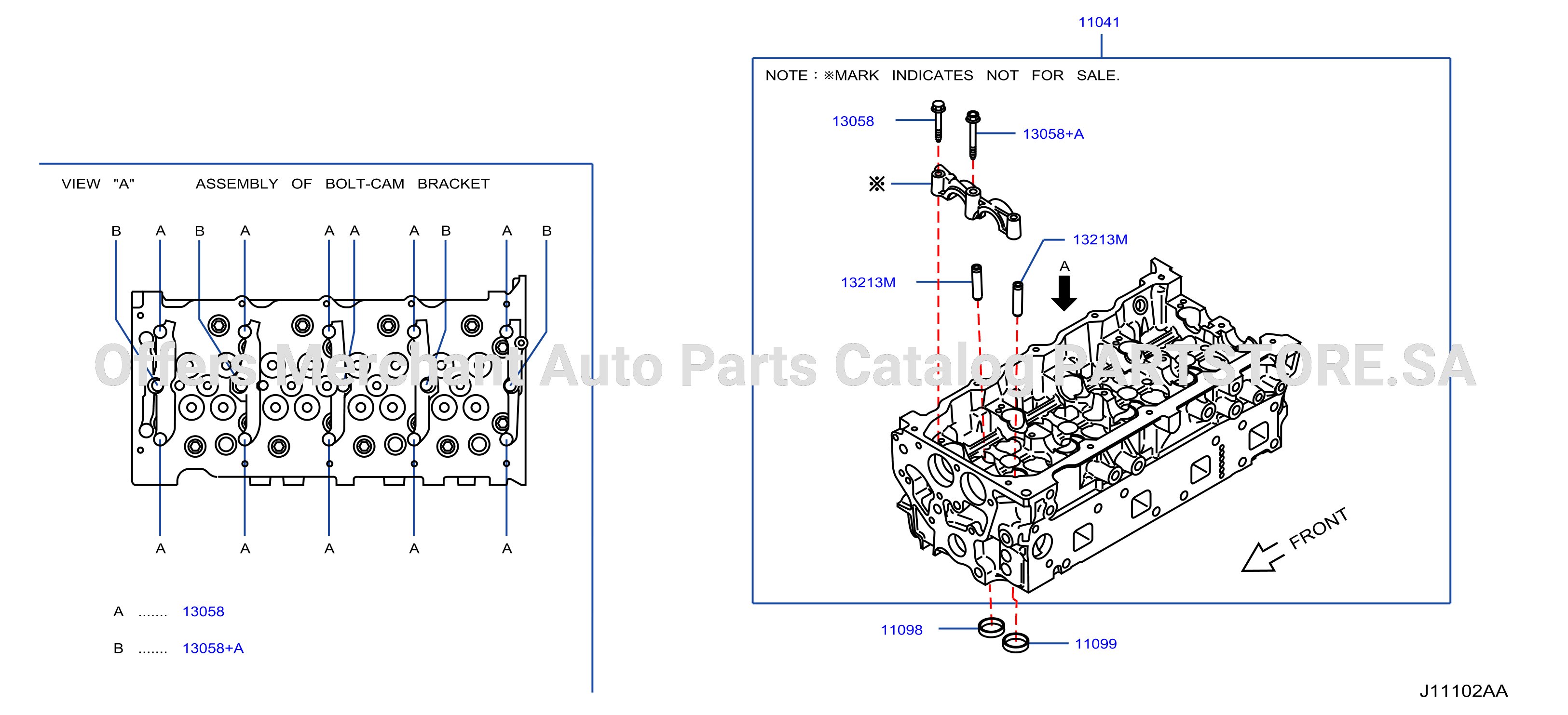 Cylinder Head Rocker Cover Component Parts
