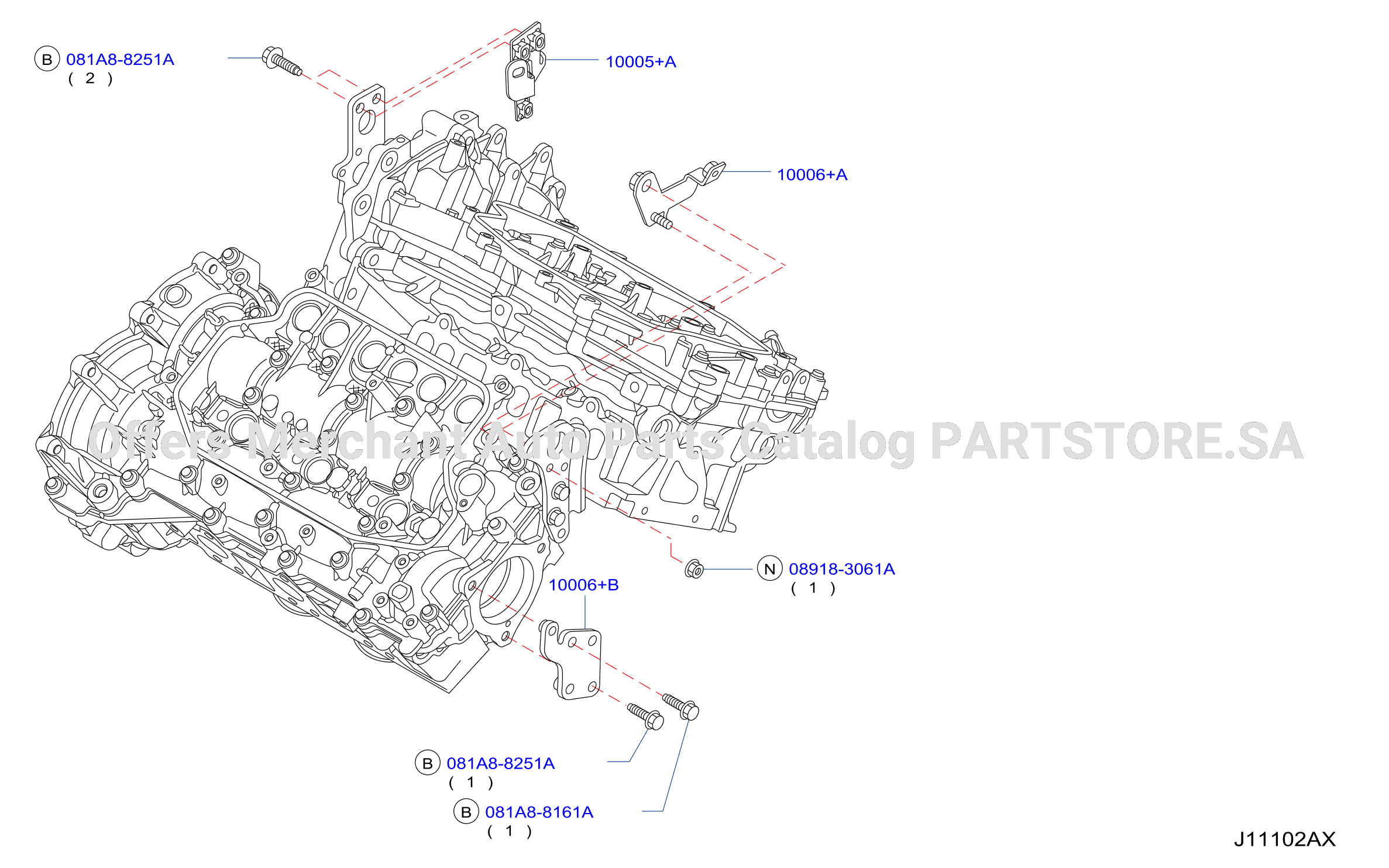 Cylinder Head Rocker Cover Engin Slinger