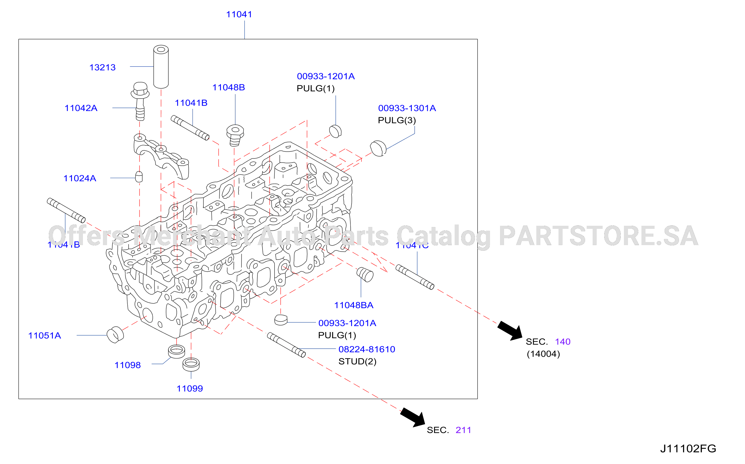 Cylinder Head Rocker Cover Component Parts
