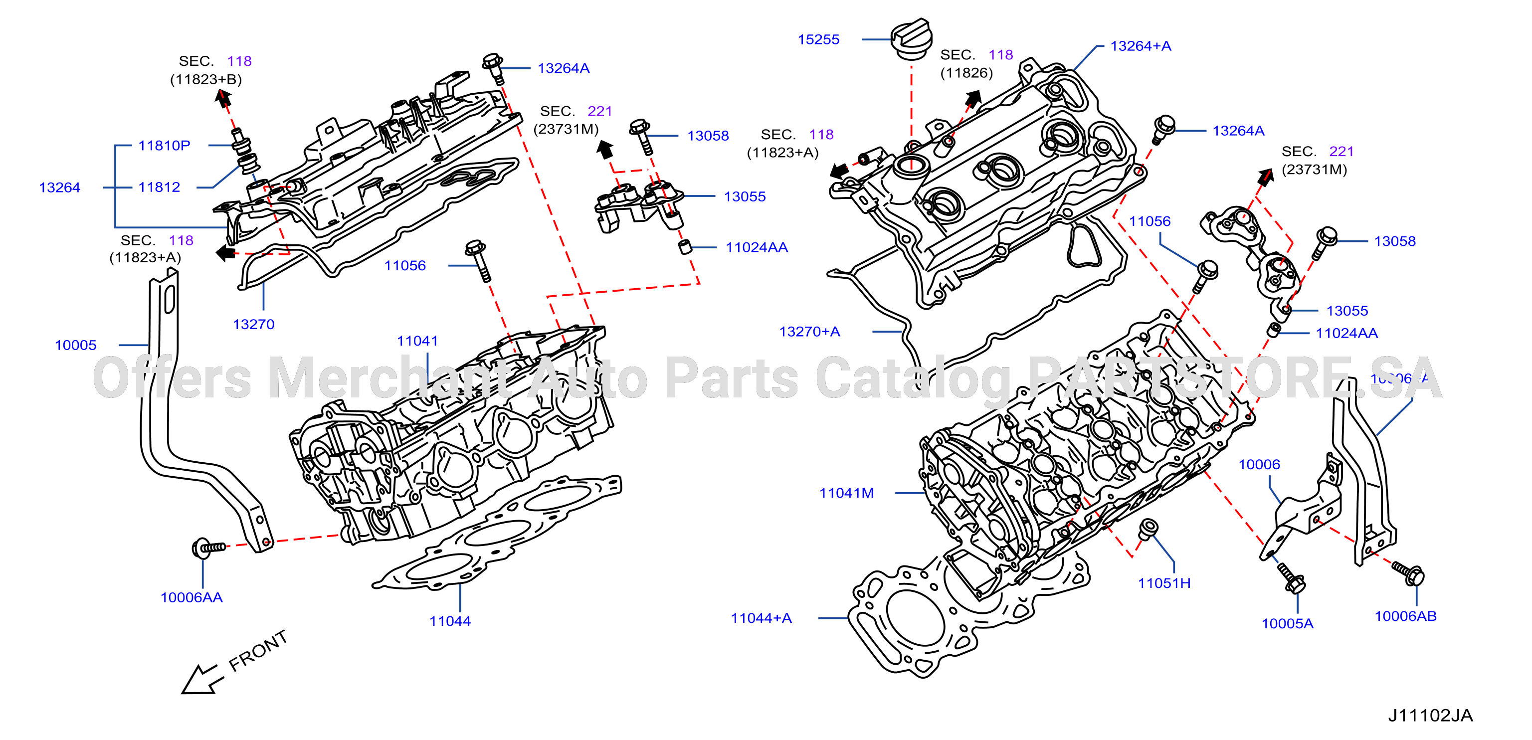 Cylinder Head Rocker Cover Assembly