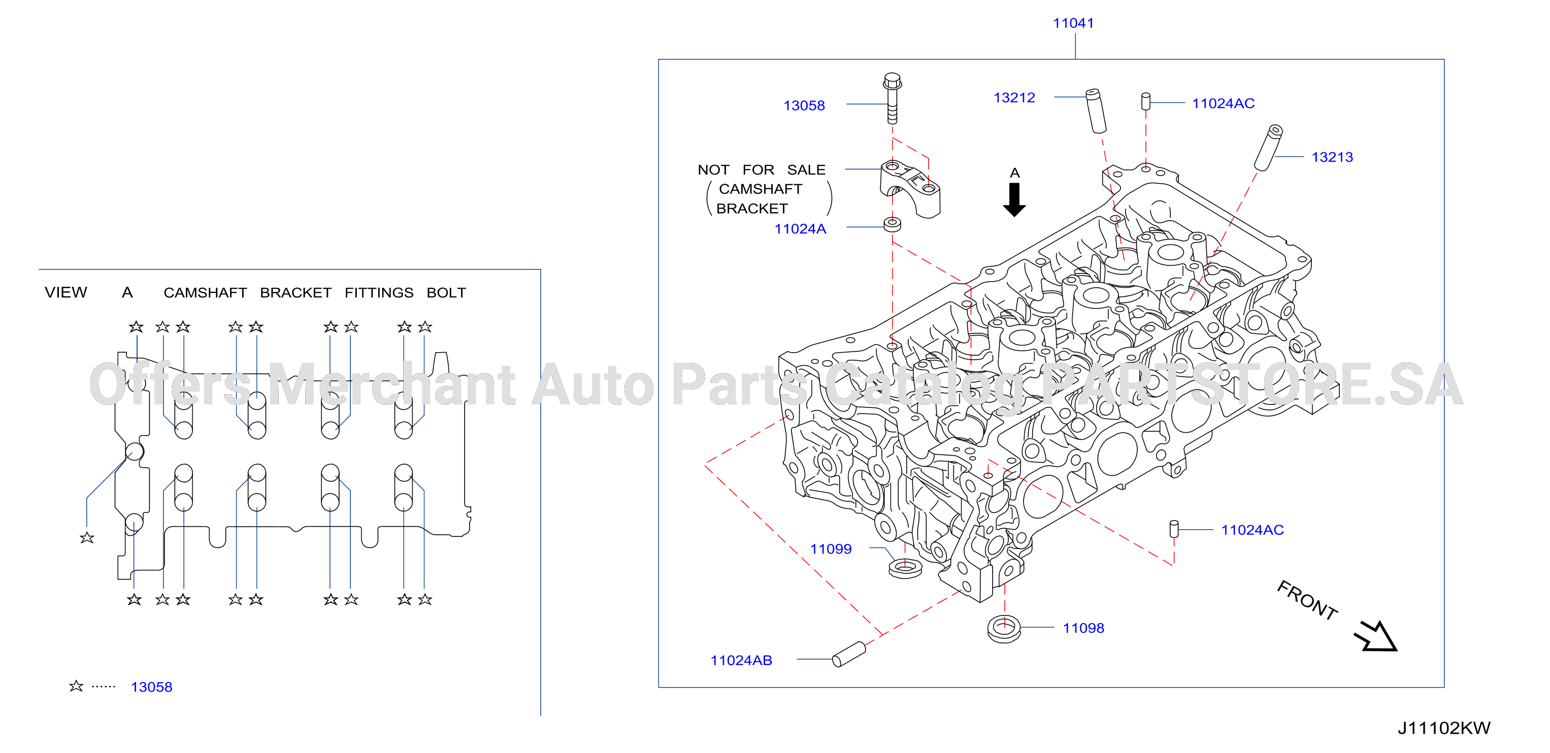 Cylinder Head Rocker Cover Component Parts