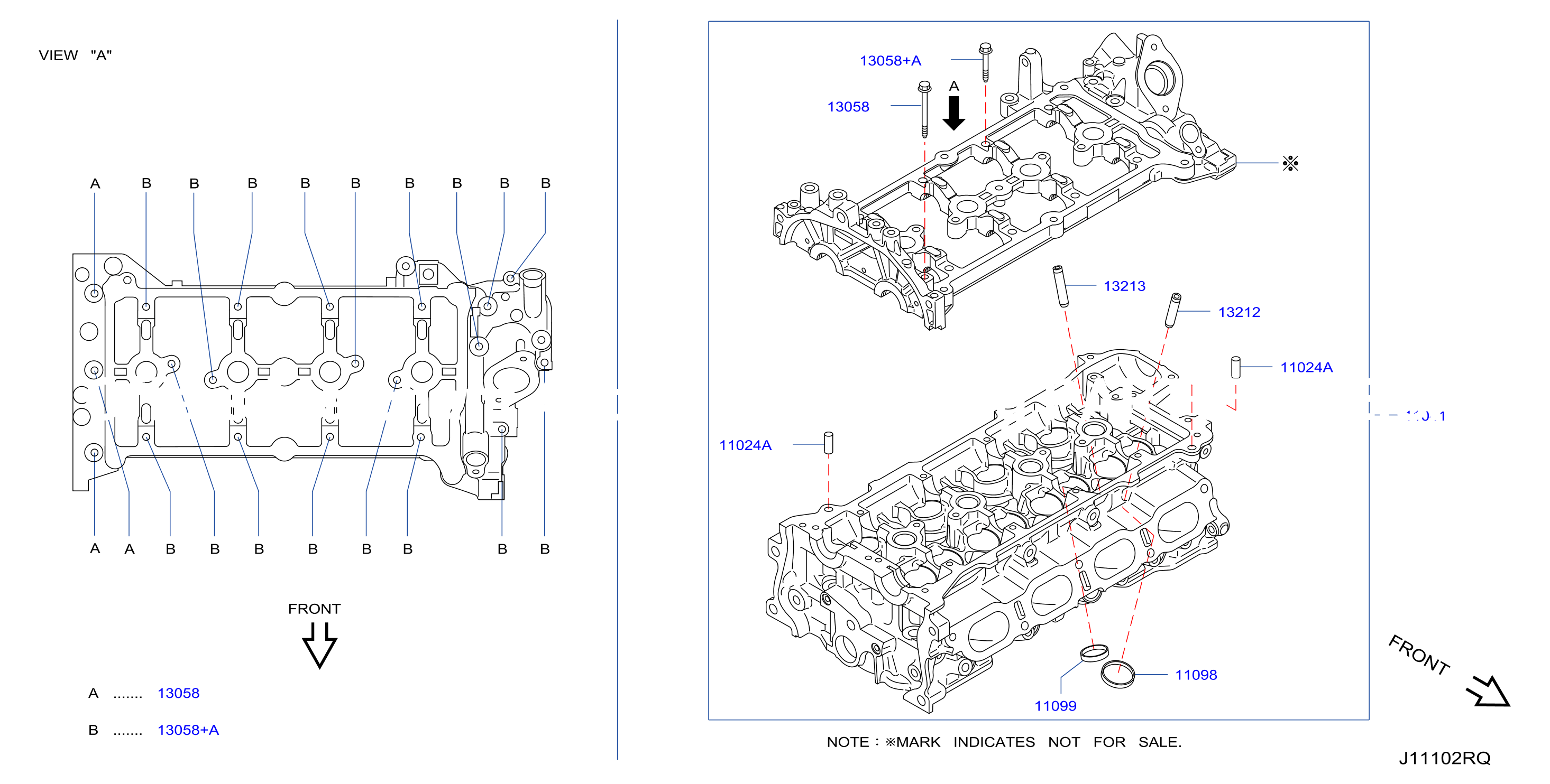 Cylinder Head Rocker Cover Component Parts