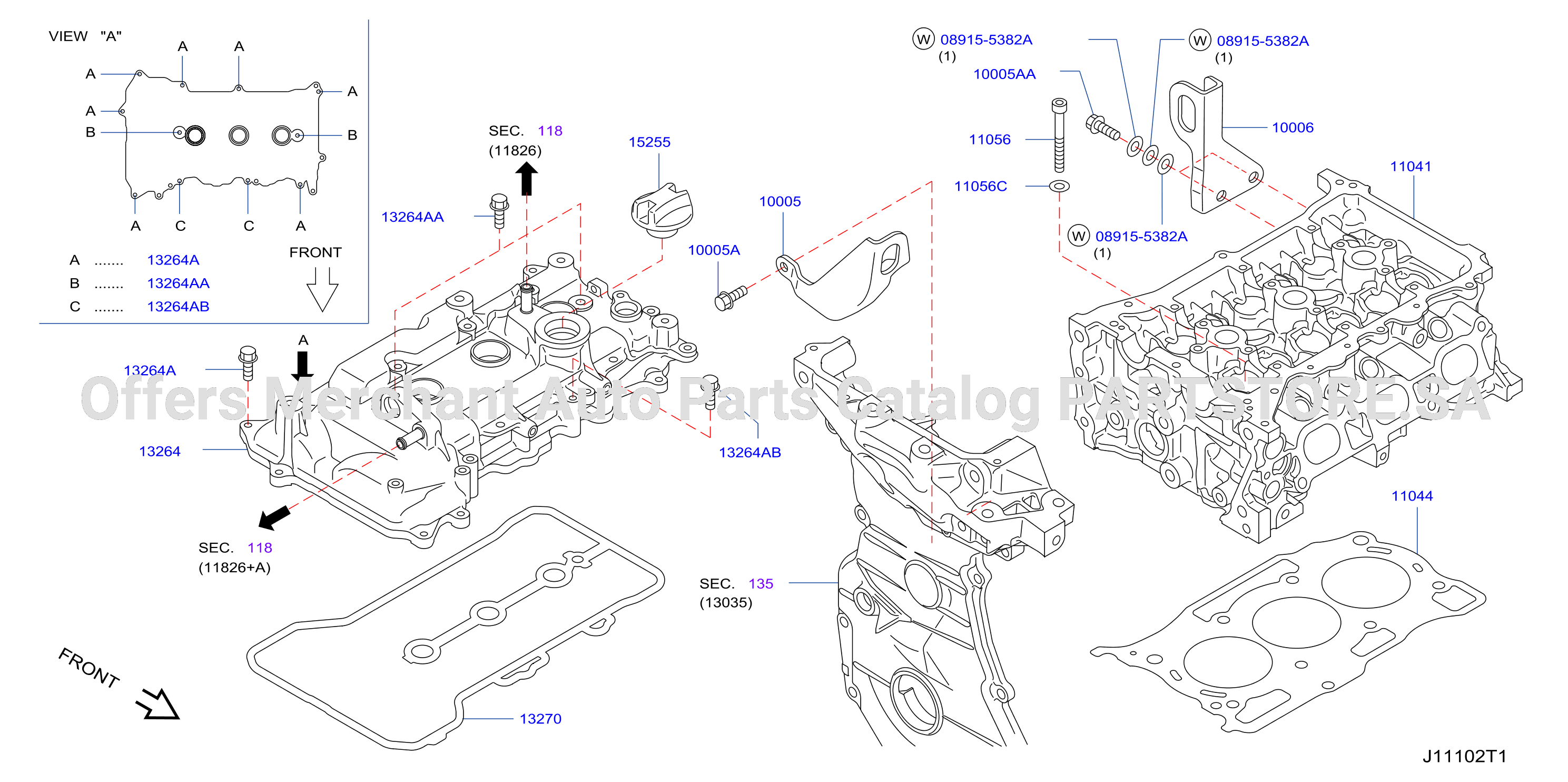 Cylinder Head Rocker Cover Assembly