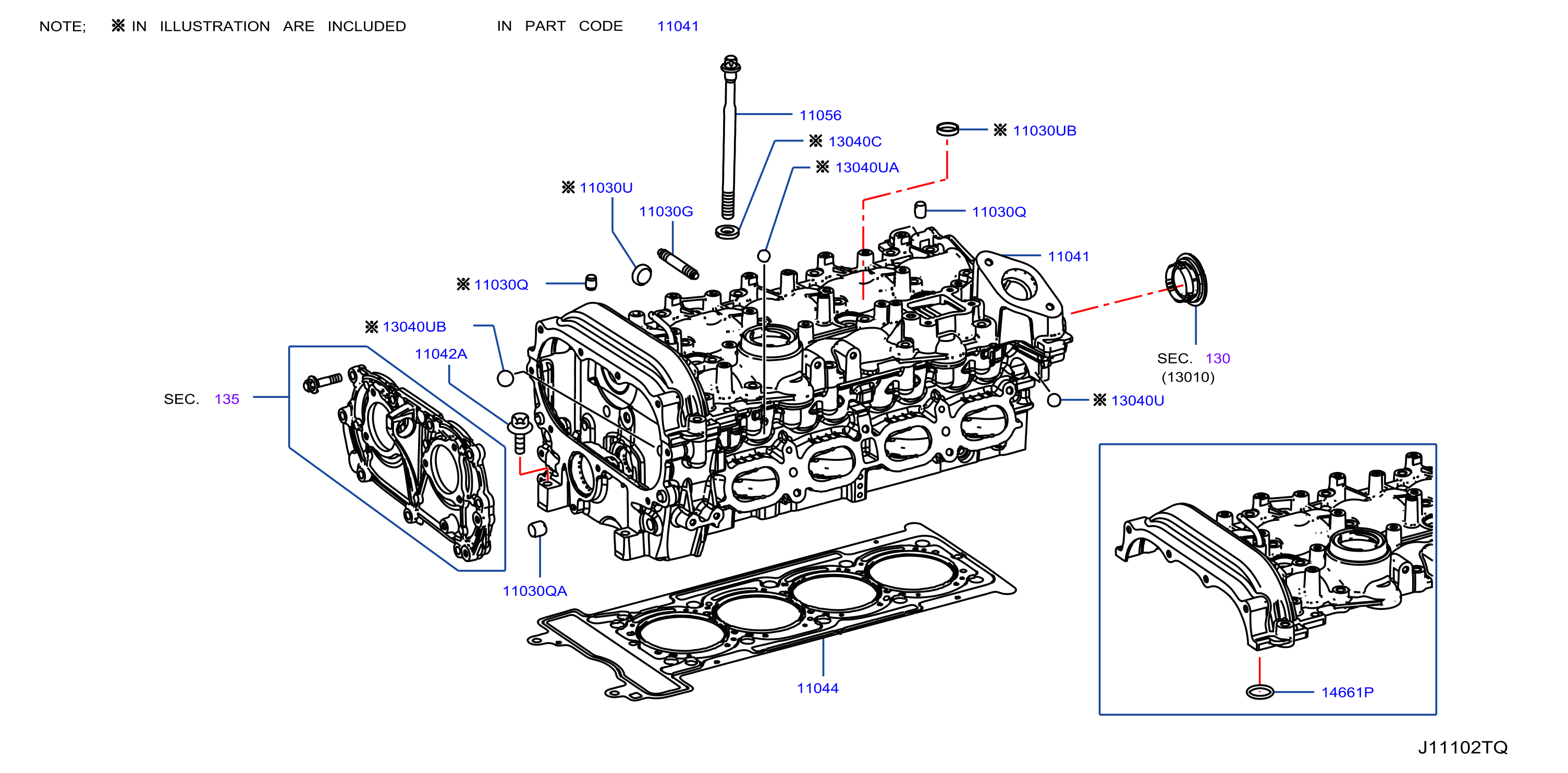 Cylinder Head Rocker Cover Assembly