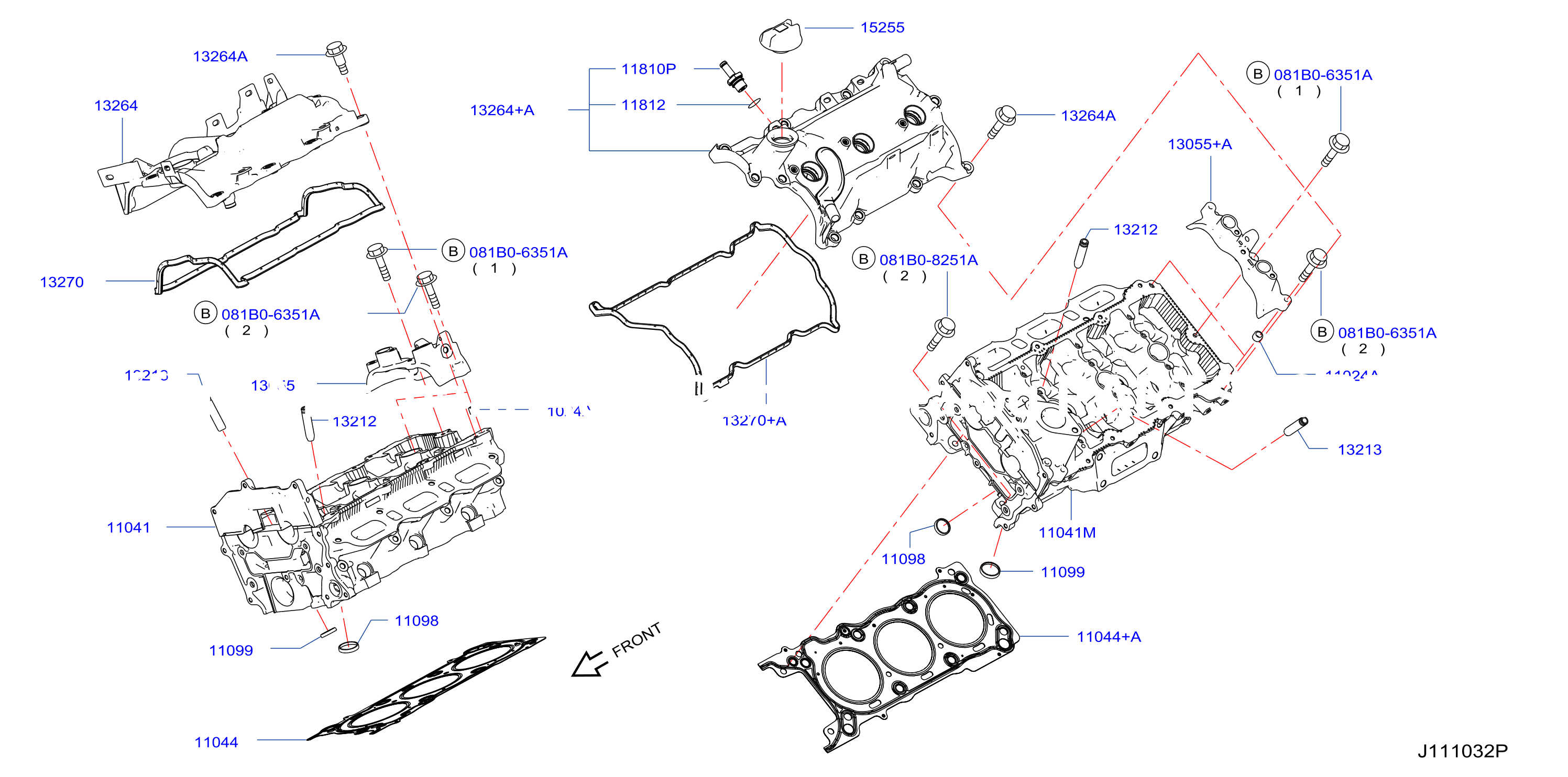 Cylinder Head Rocker Cover Assembly