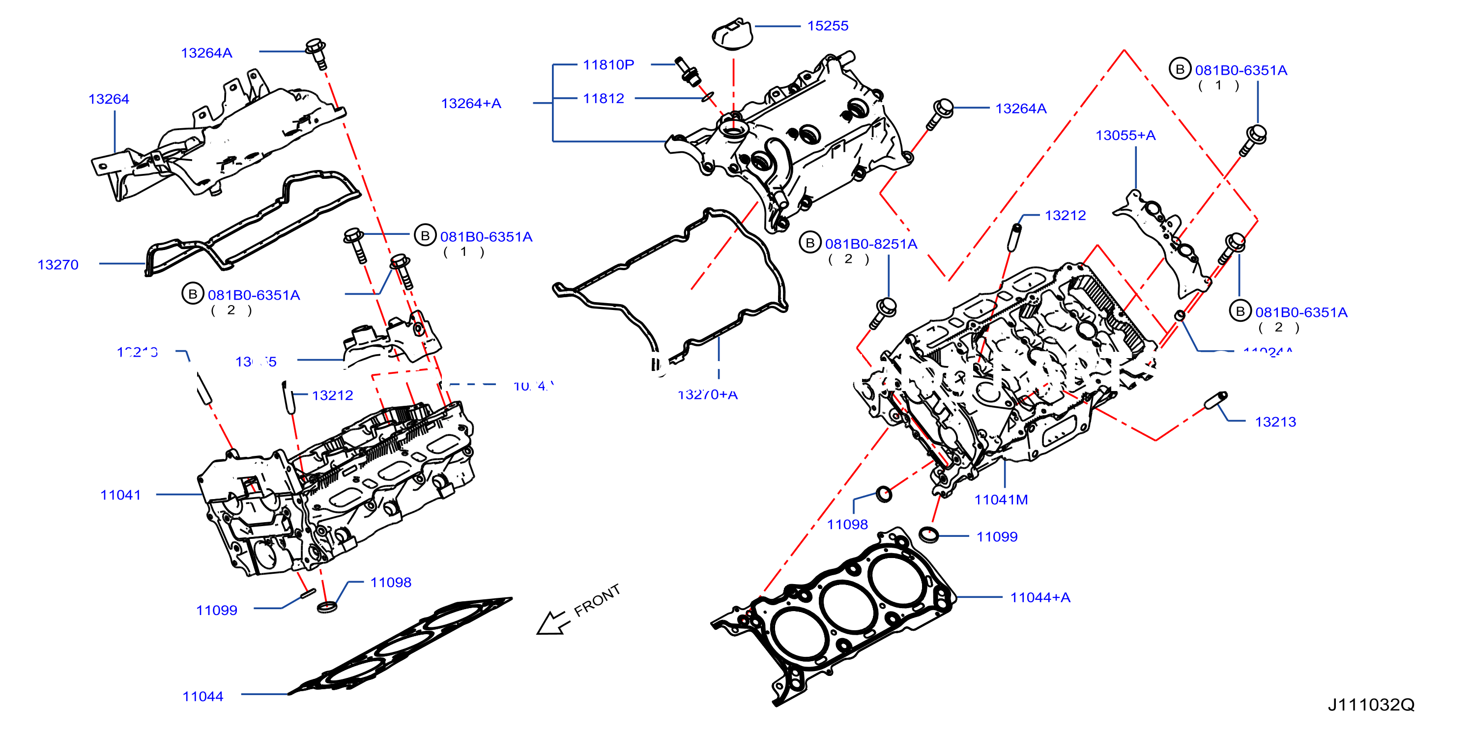 Cylinder Head Rocker Cover Assembly
