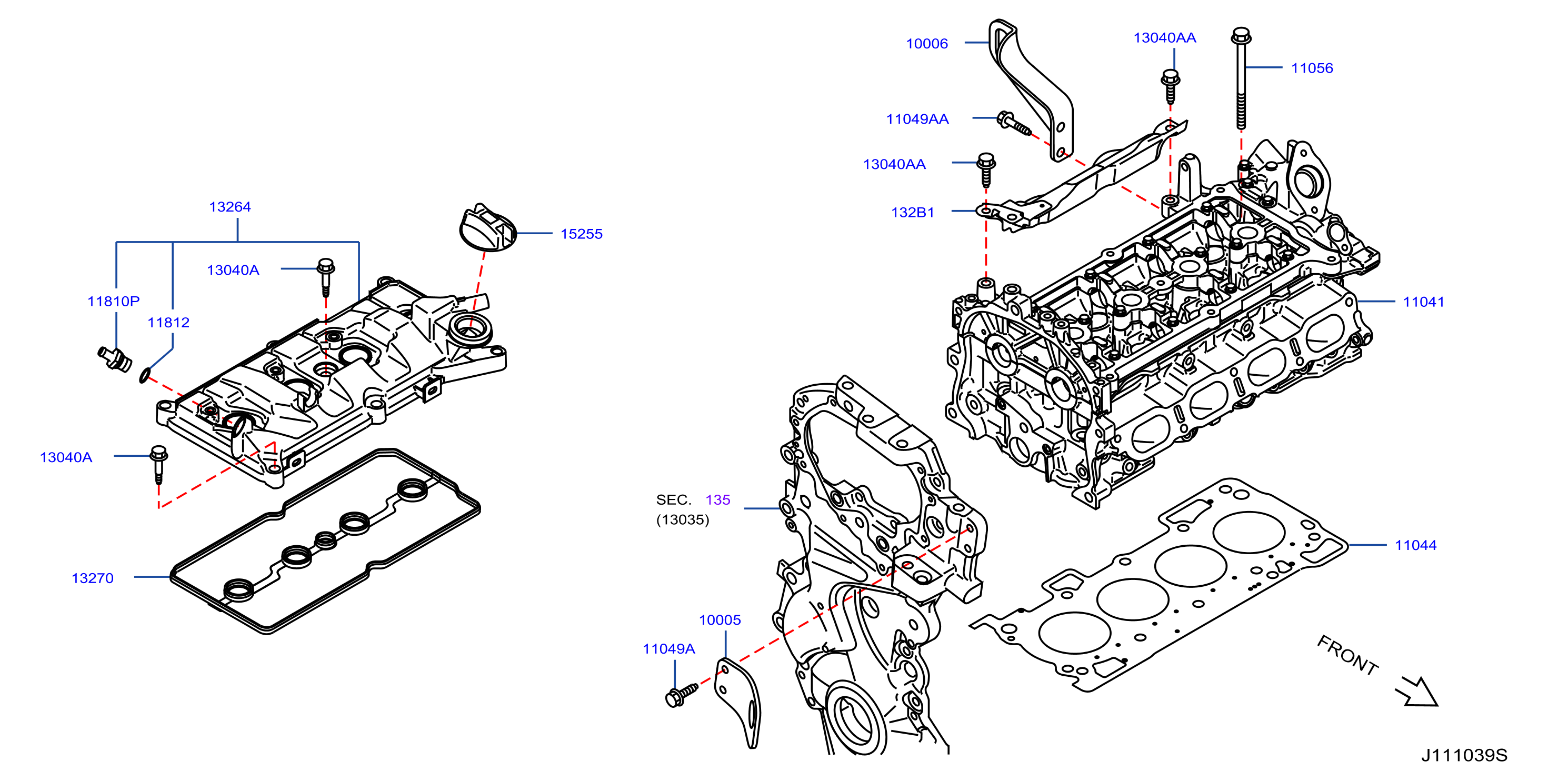 Cylinder Head Rocker Cover Assembly
