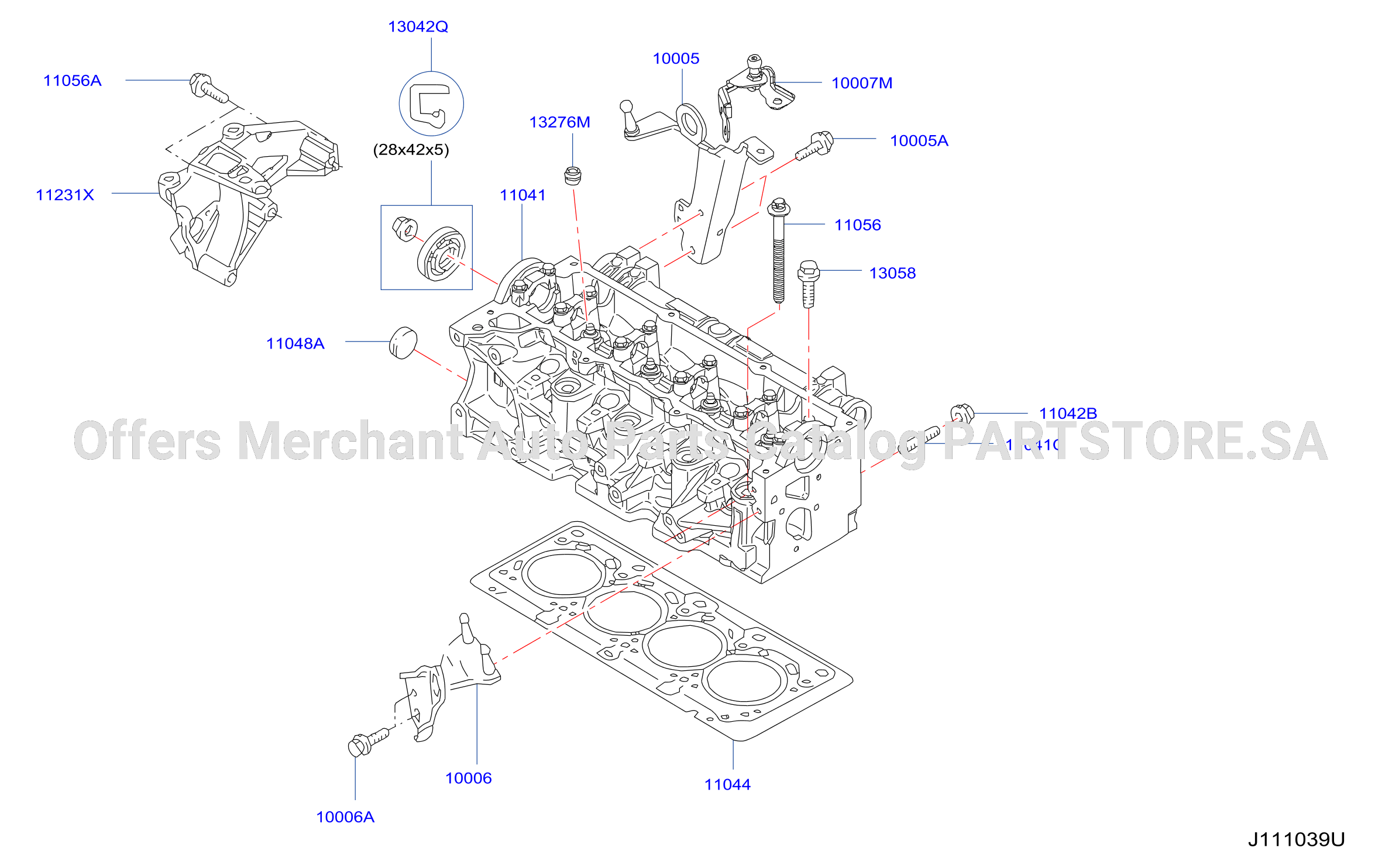 Cylinder Head Rocker Cover Assembly