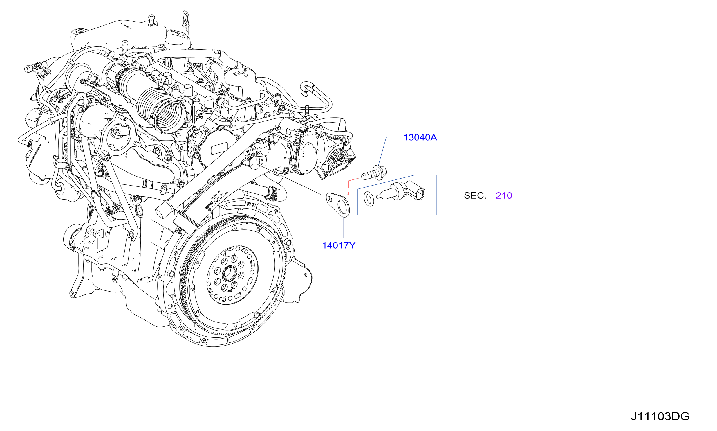 Cylinder Head Rocker Cover Component Parts 3